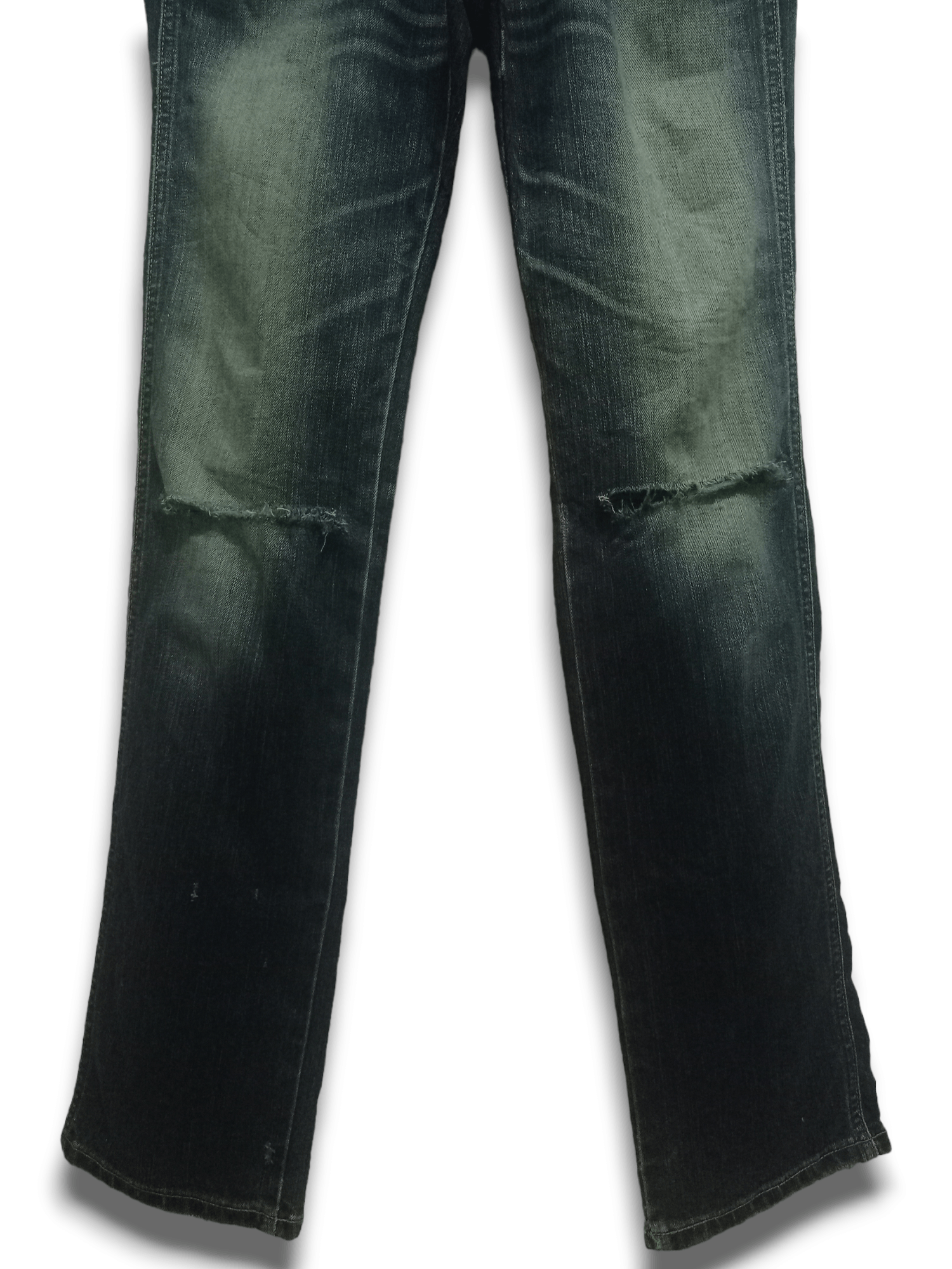 Wrangler Vintage Wrangler Blue Wash Distressed Jeans 29x32 Size US 29 - 5 Thumbnail