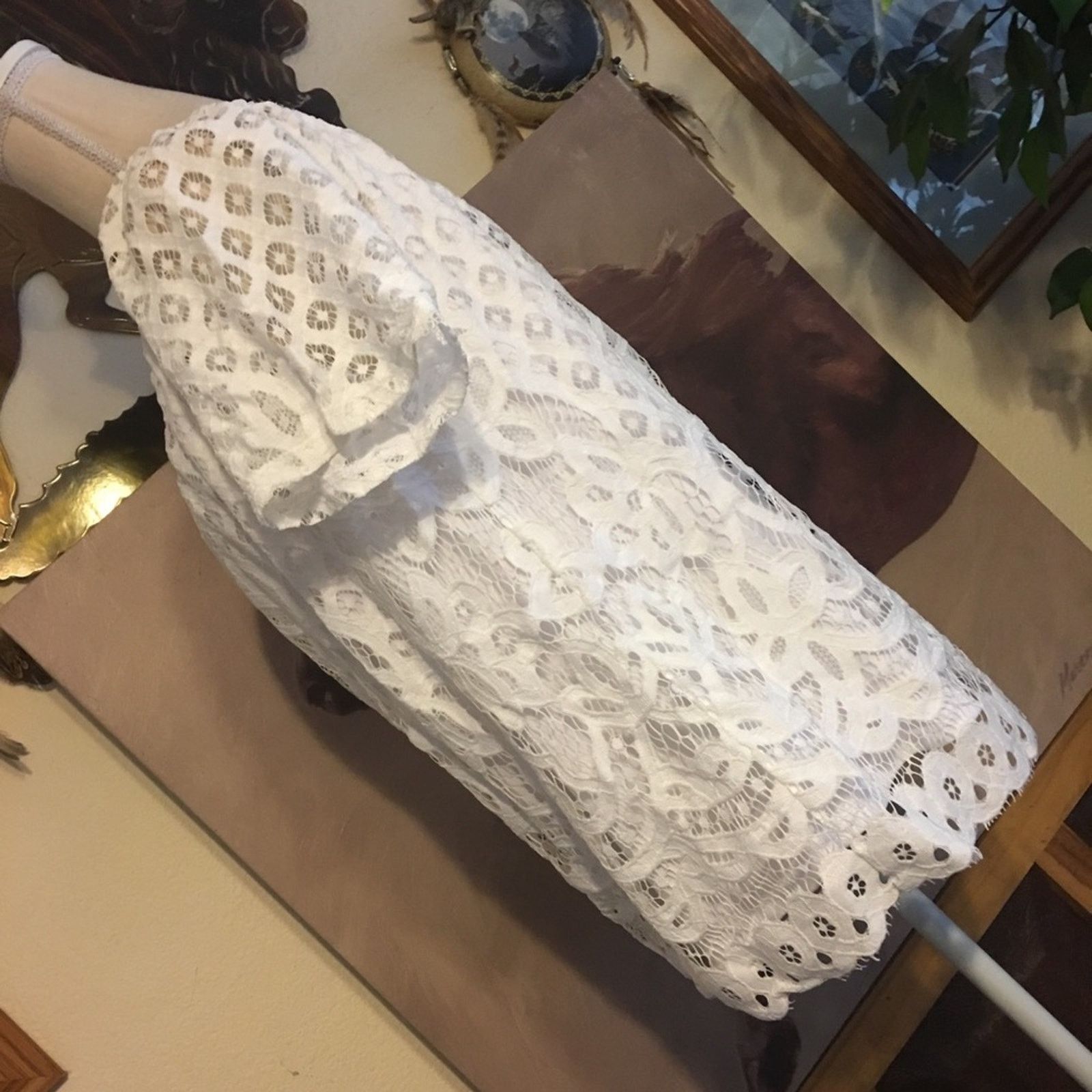 Other Rafaella short sleeve lined lace top M Size M / US 6-8 / IT 42-44 - 5 Thumbnail