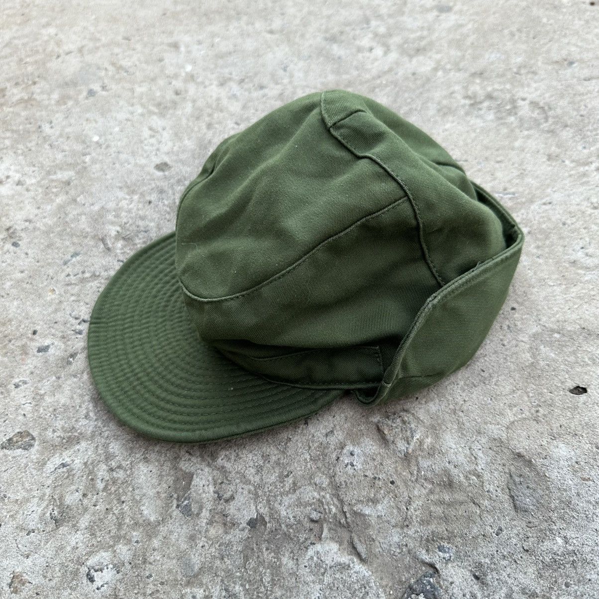Issey Miyake Vintage Japanese Style Swedish Army Cap Hat Y2K Military Size ONE SIZE - 9 Thumbnail
