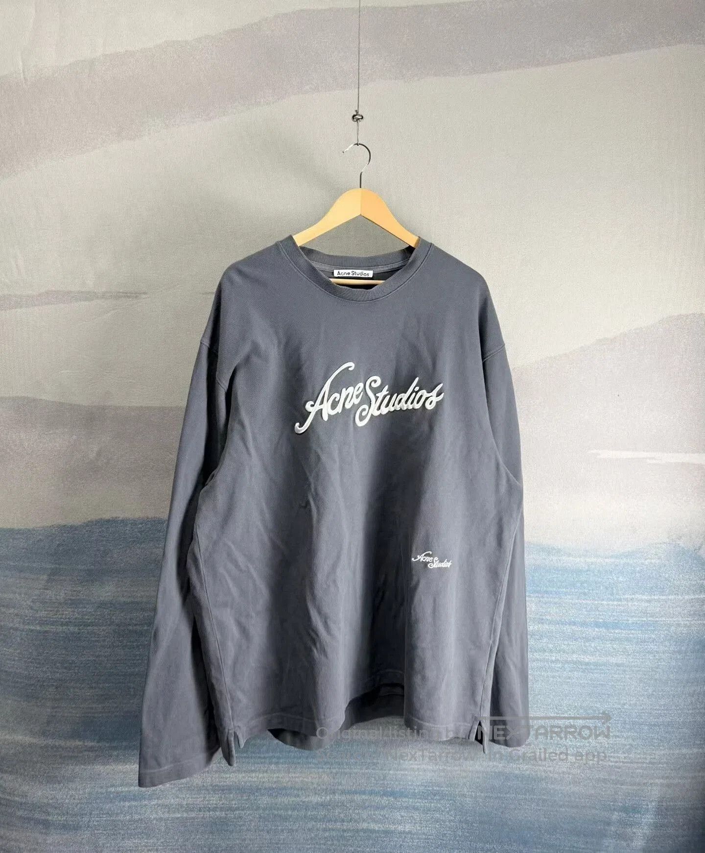 Acne Studios acne studios gray long sleeve sweatshirt XXL. Size US XXL / EU 58 / 5 - 1 Thumbnail