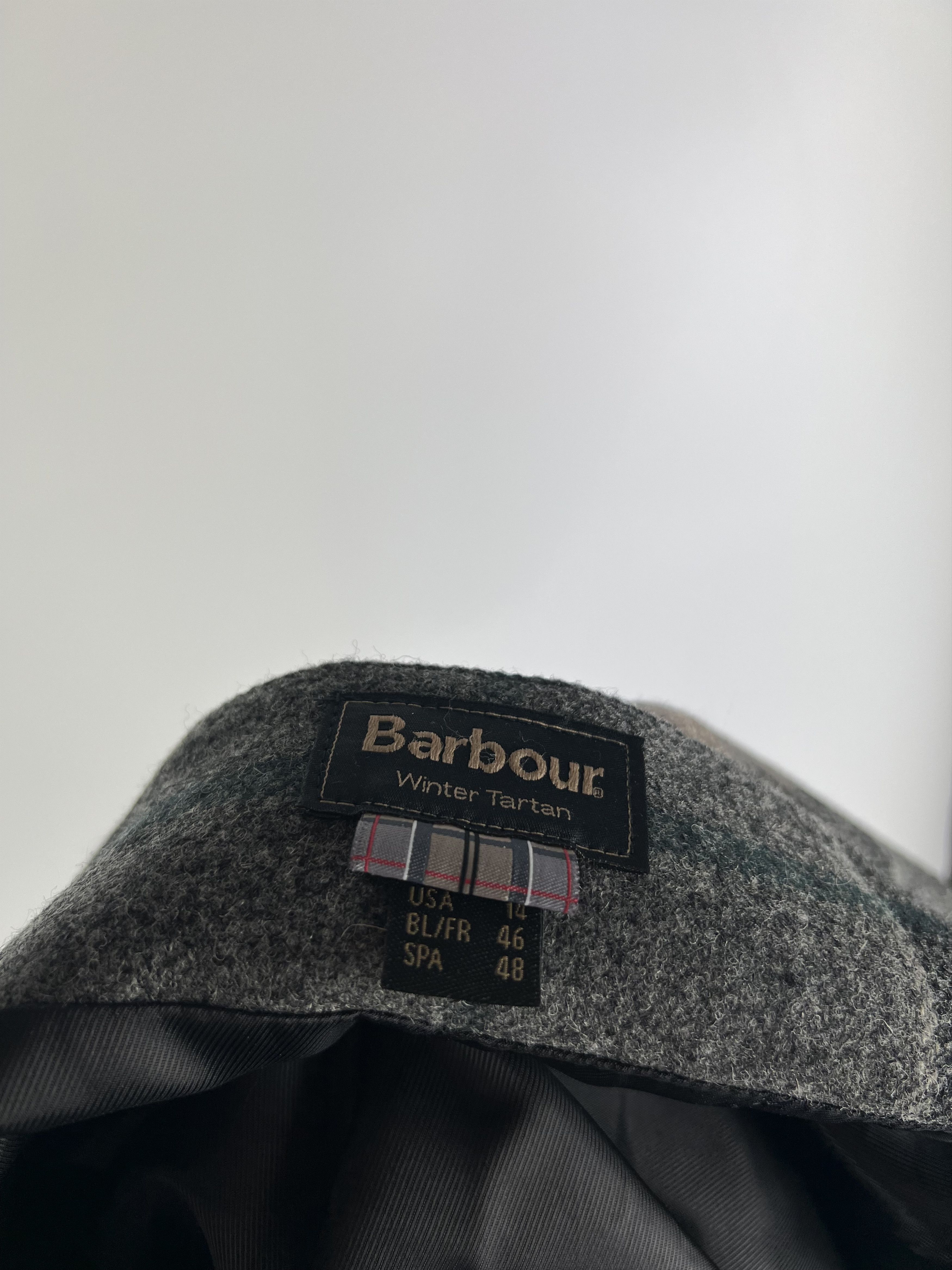 Barbour Barbour Women’s Tartan Wool Check Skirt Size US14 Size 36" / US 14 / IT 50 - 4 Thumbnail