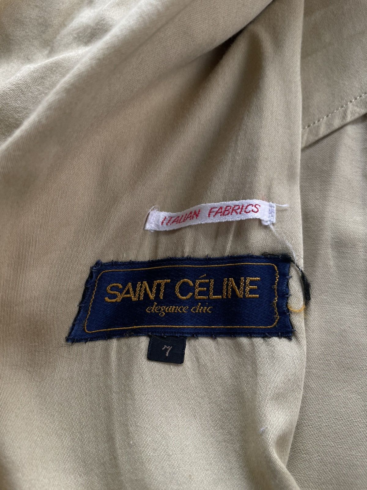 Celine Saint Celine | Vintage Thin Blazer Size S / US 4 / IT 40 - 5 Thumbnail