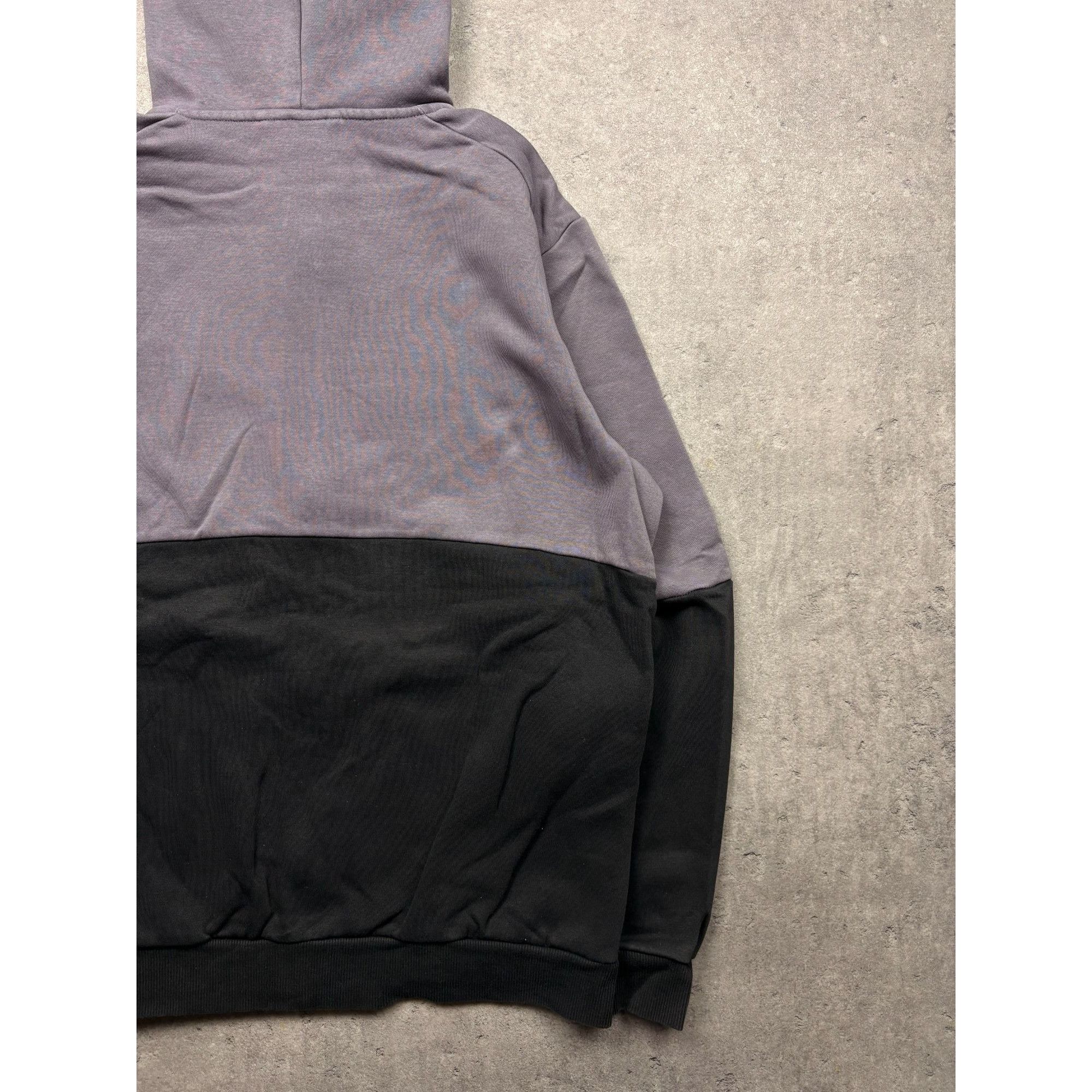 Adidas Adidas Essential Color-Block Full-Zip Hoodie - Charcoal & Bl Size US M / EU 48-50 / 2 - 9 Thumbnail