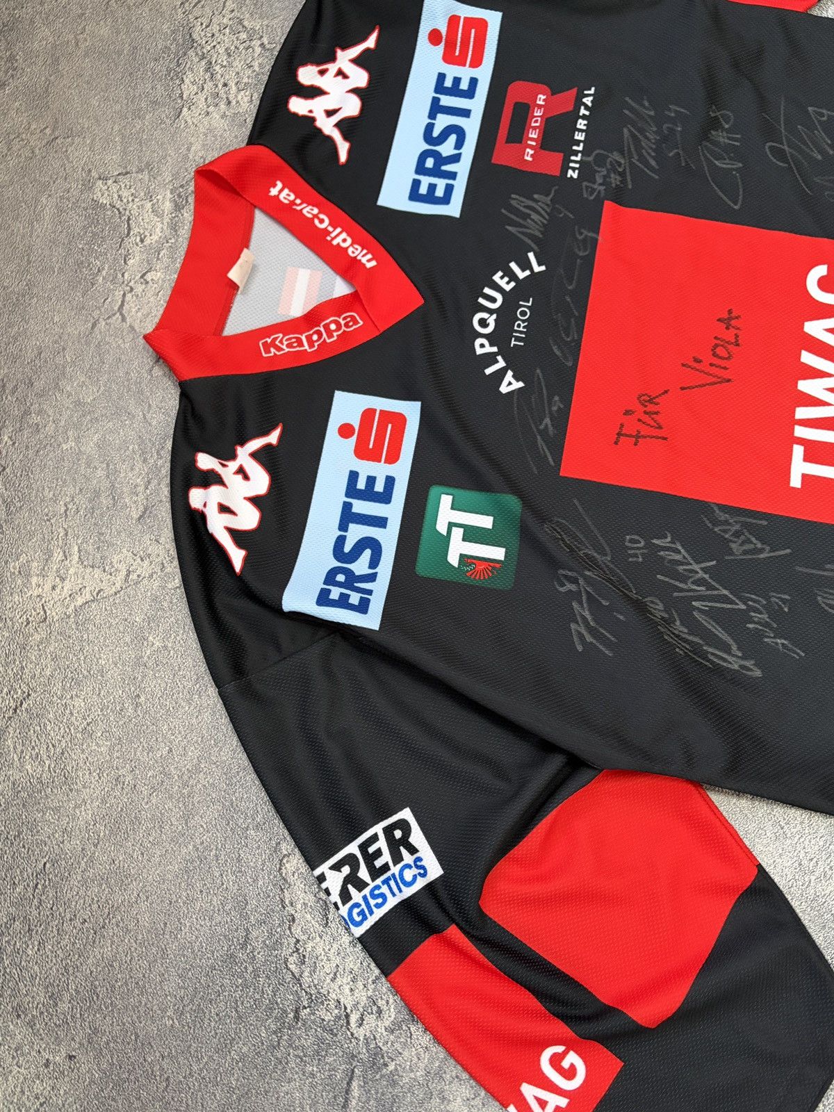 Kappa Team Signed HC Innsbruck Kappa Hockey Jersey #57 Clark XL Size US XL / EU 56 / 4 - 10 Thumbnail