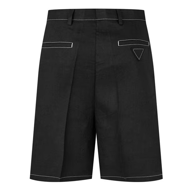 Prada Linen Shorts Size US 36 / EU 52 - 2 Thumbnail