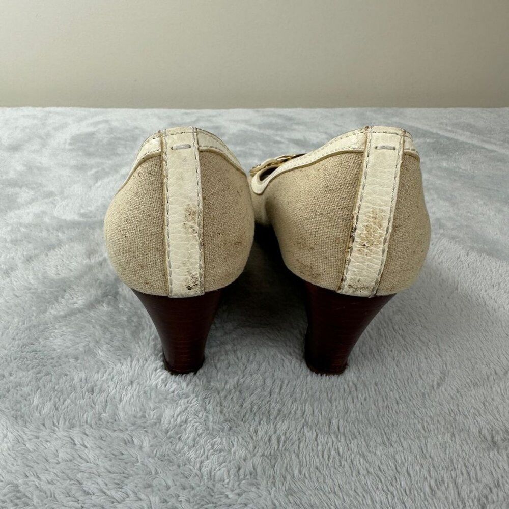 Tory Burch Tory Burch Beige Wedges Women's Size 8 US Size US 8 / IT 38 - 3 Thumbnail