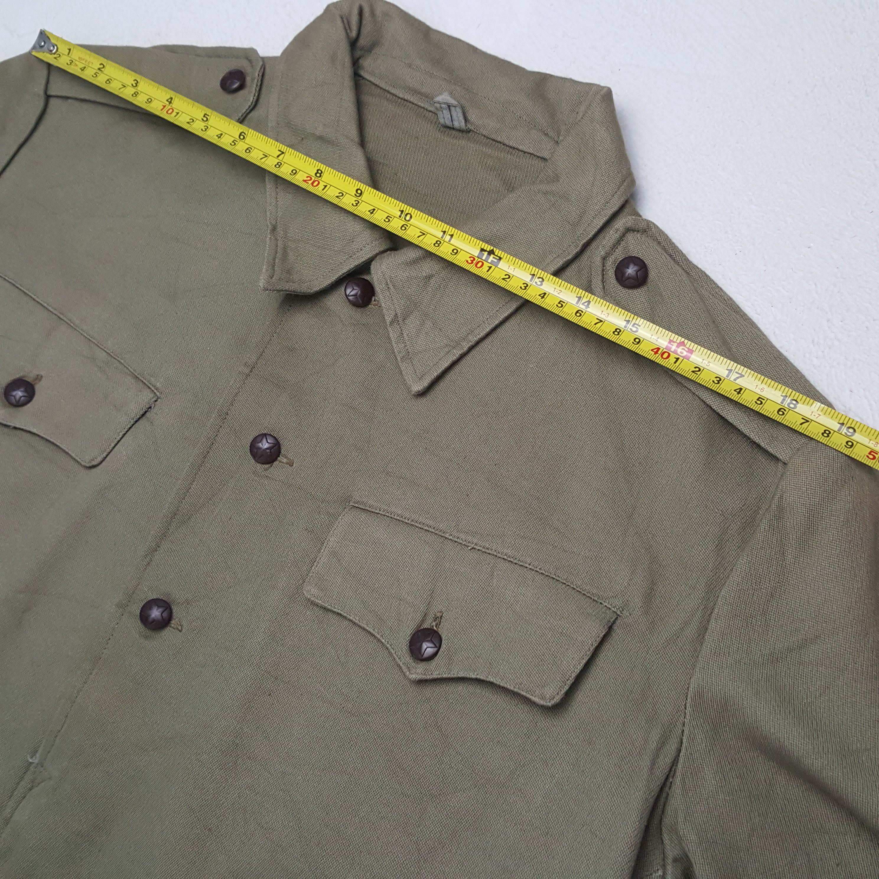 Vintage Army Green Military Style Jacket RR22 Size US L / EU 52-54 / 3 - 4 Thumbnail