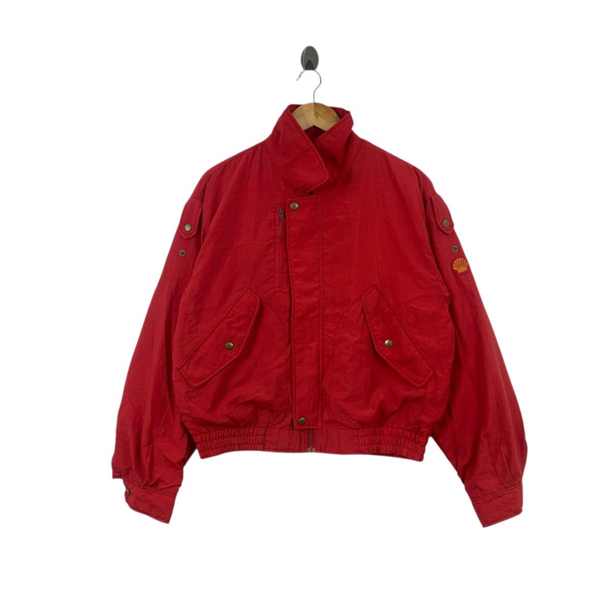 Vintage Vintage SHELL FORMULA X 1 Racing Team Driver Jacket Bomber Size US XL / EU 56 / 4 - 1 Thumbnail