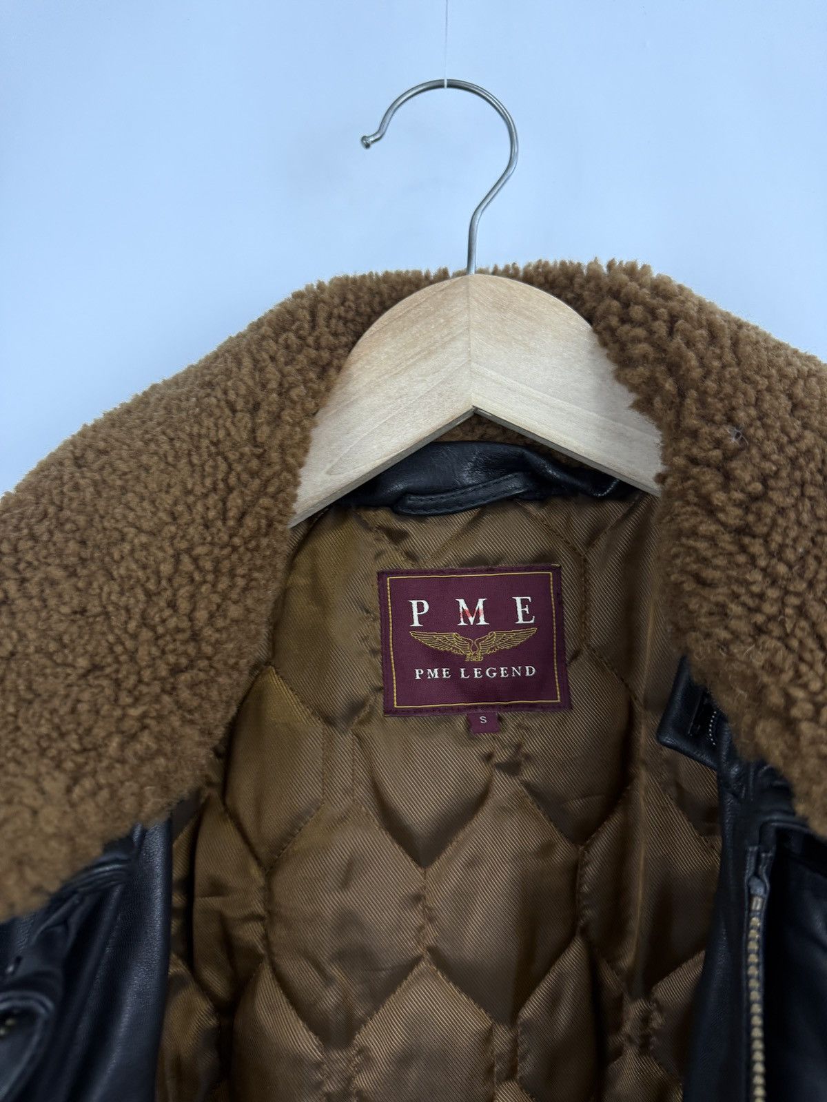 Genuine Leather 🇺🇸 PME Legend A-28 Hudson Lockheed Sheep Leather Bomber Jacke Size US S / EU 44-46 / 1 - 10 Thumbnail