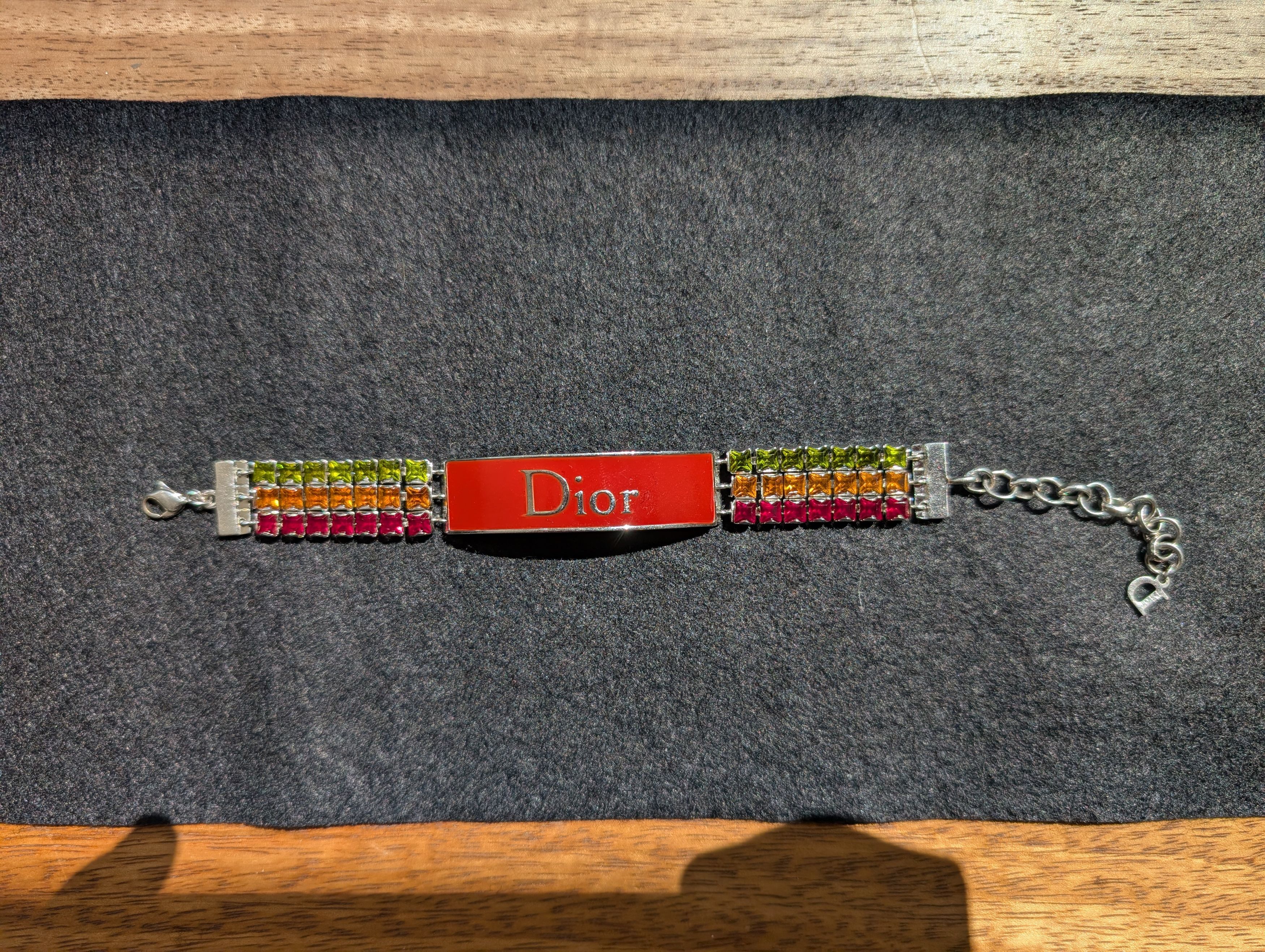 Dior Rasta cristal bracelet