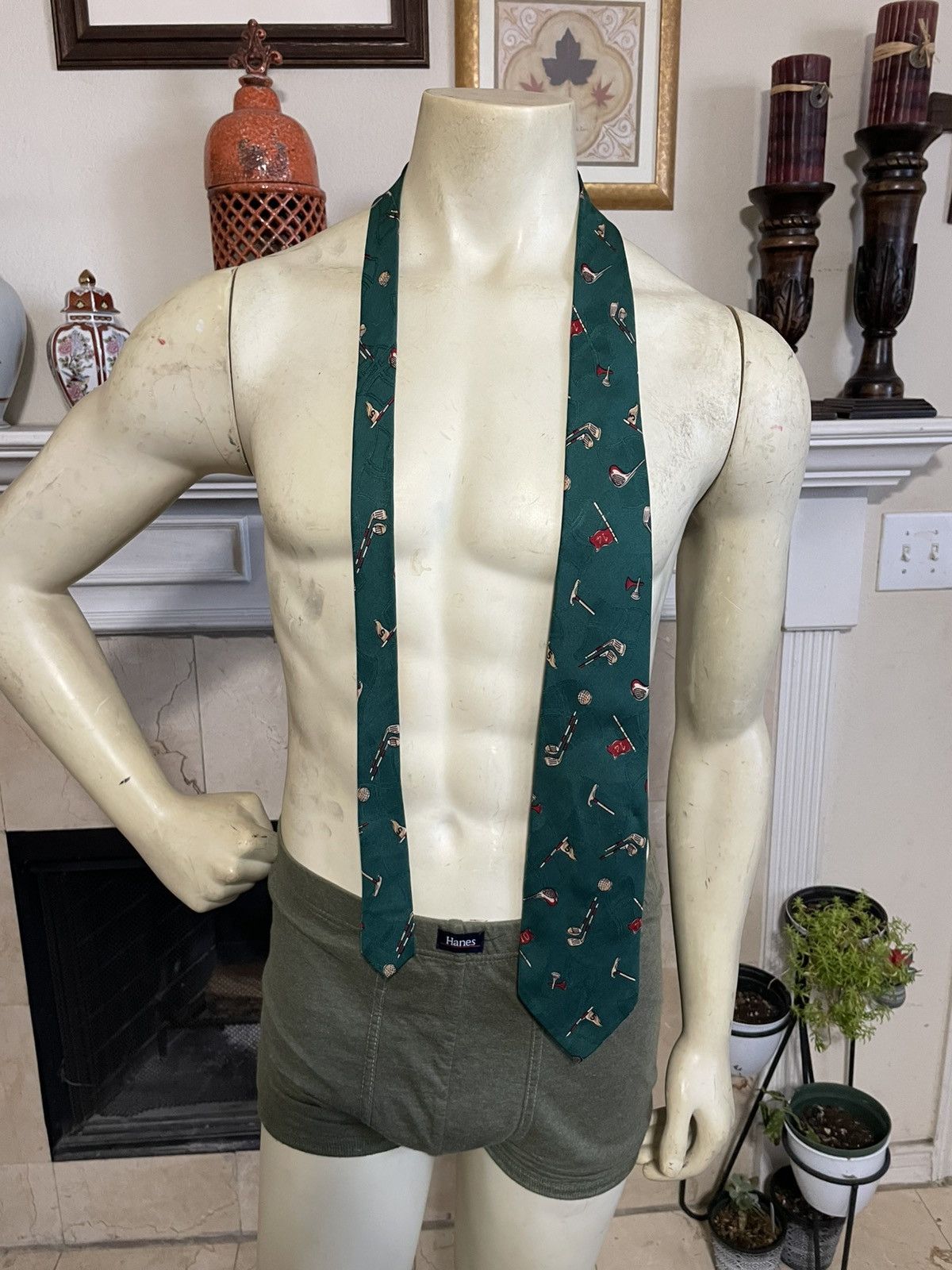 Polo Ralph Lauren Golf Clubs and Balls silk tie Size ONE SIZE - 1 Thumbnail