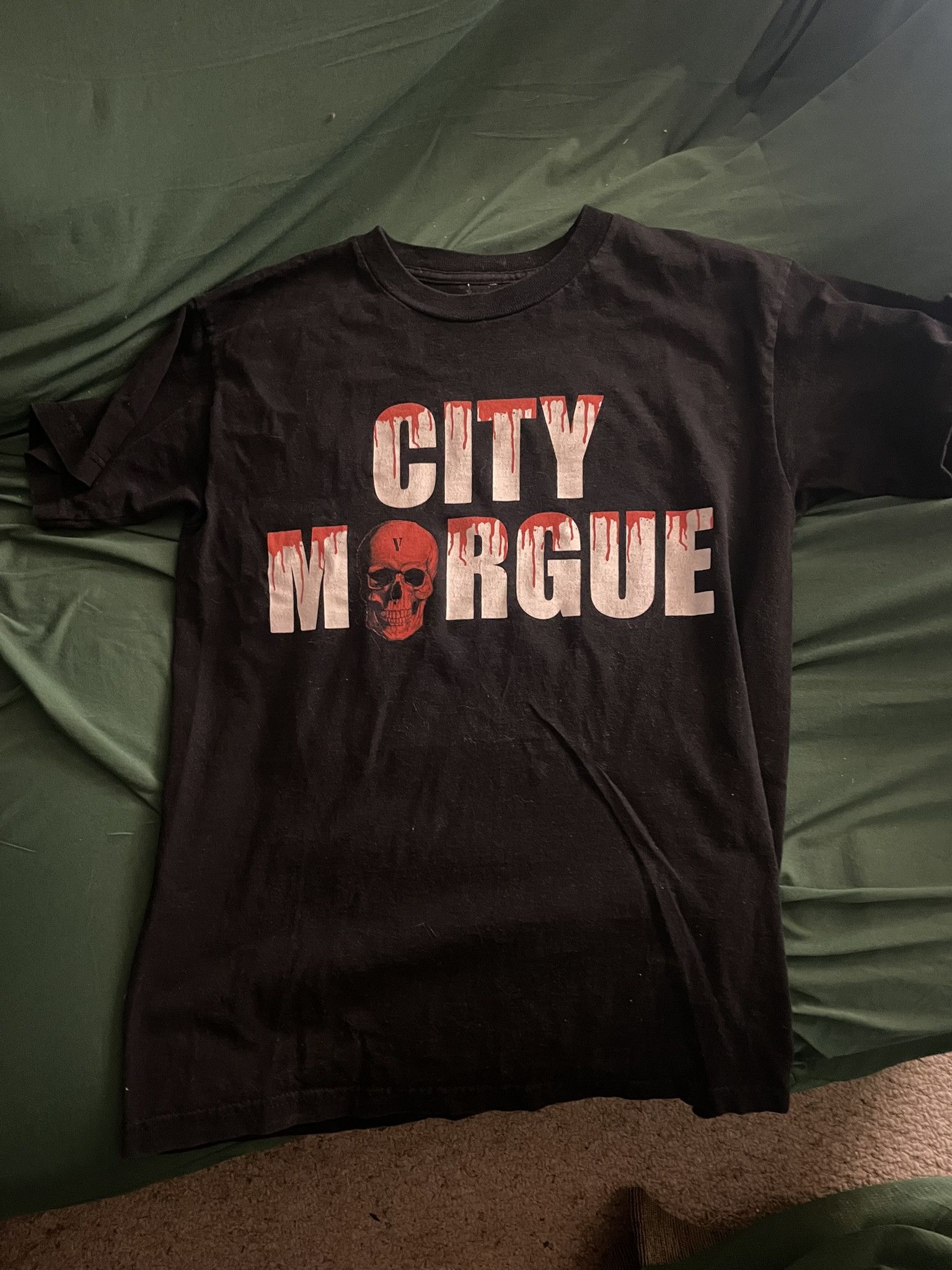 City Morgue x Vlone Bark ロンT Tシャツ ブラック City Morgue x Vlone Bark ロンT Tシャツ ブラック (VLONE/T
