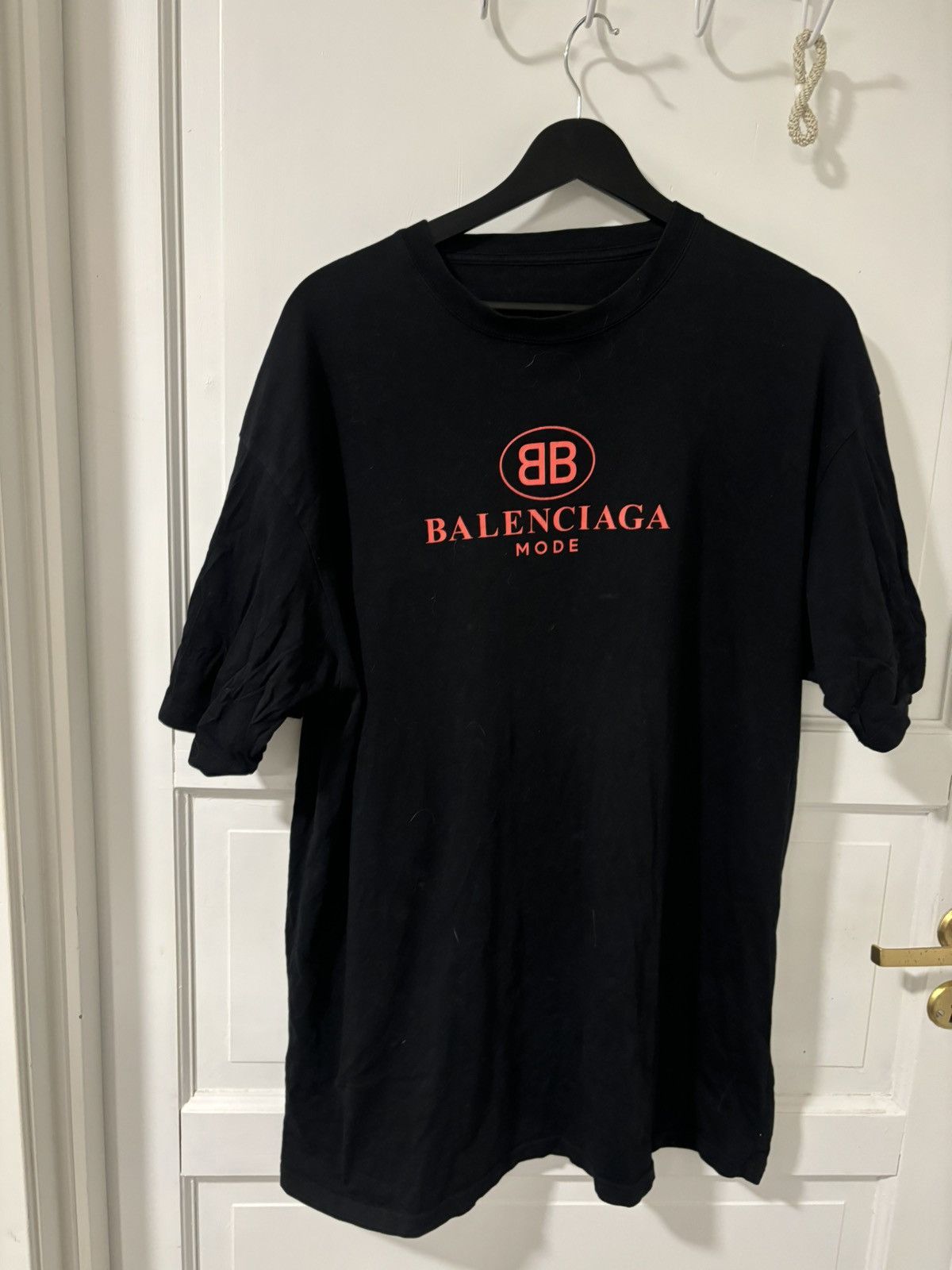 Balenciaga Logo tee Size US M / EU 48-50 / 2 - 2 Thumbnail