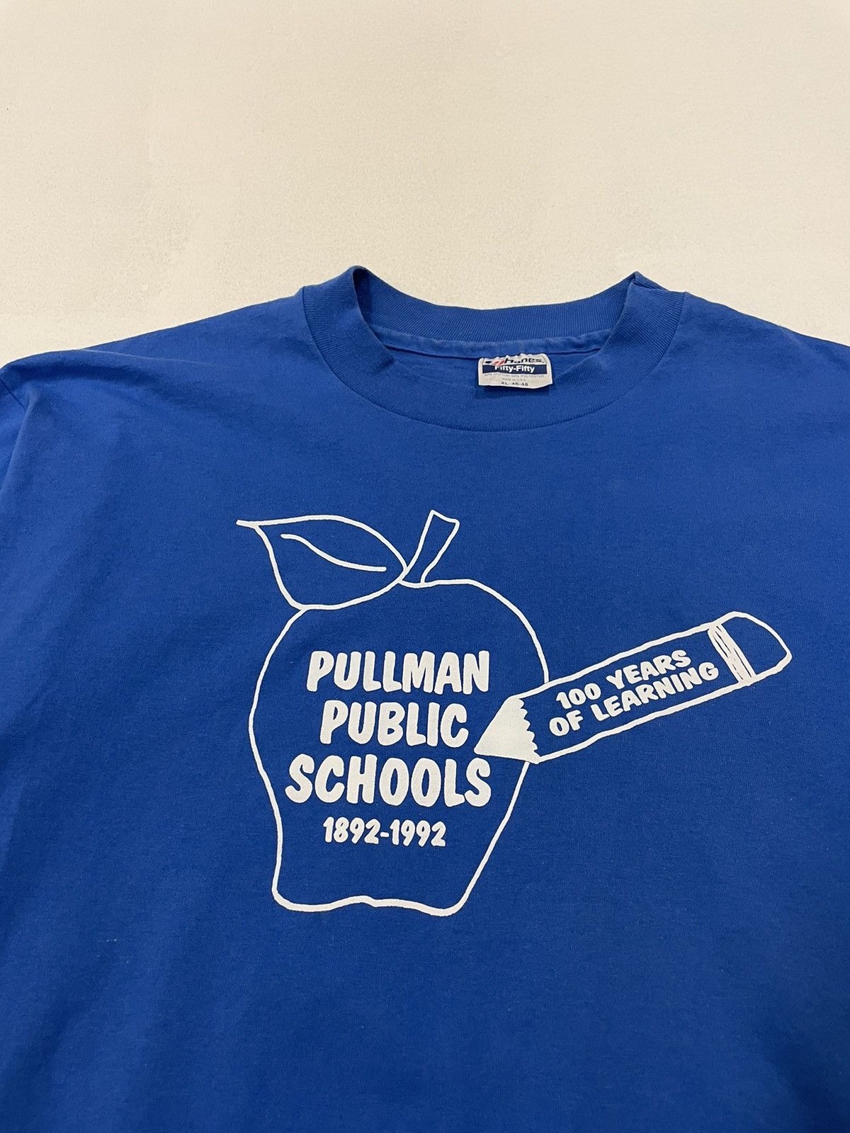Vintage Vintage 1990s Pullman Public Schools T-Shirt - XL Size US XL / EU 56 / 4 - 5 Thumbnail