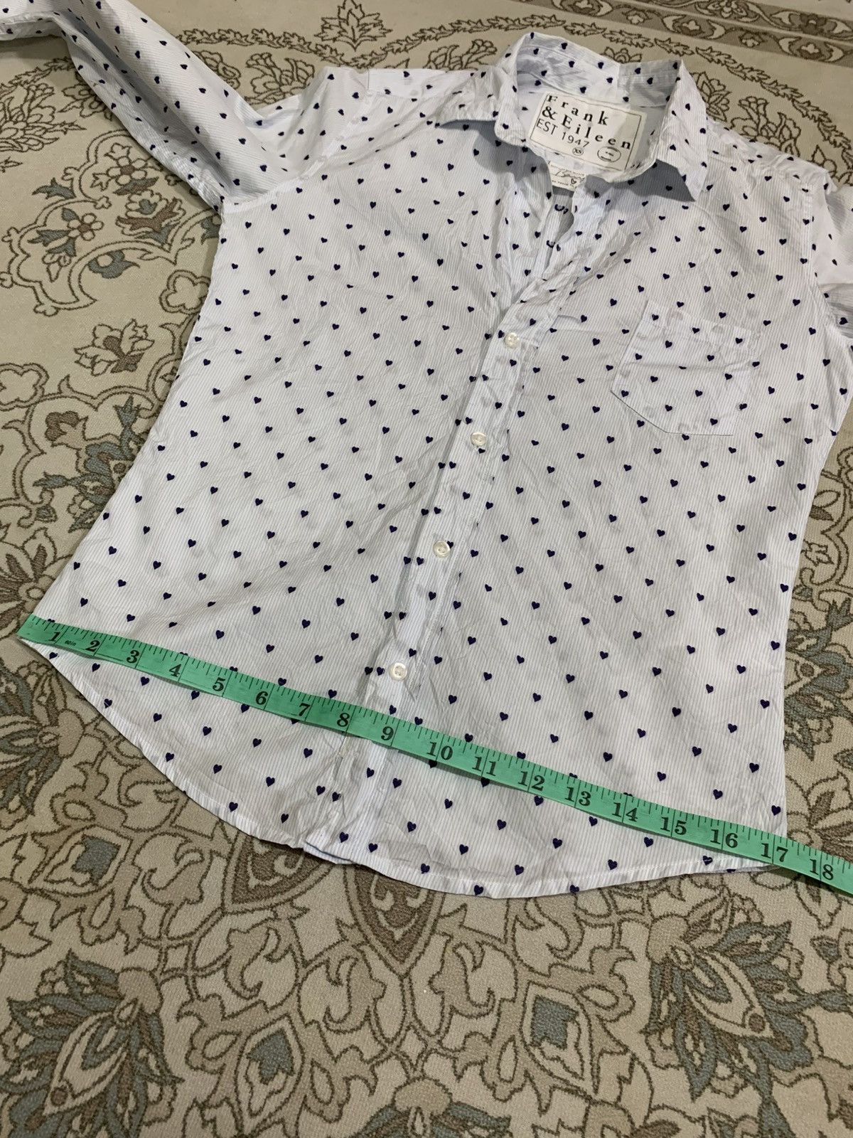 Frank & Eileen FRANK & EILEEN RELAXED BUTTON UPS SHIRT WITH LOVE DESIGN Size XS / US 0-2 / IT 36-38 - 13 Thumbnail