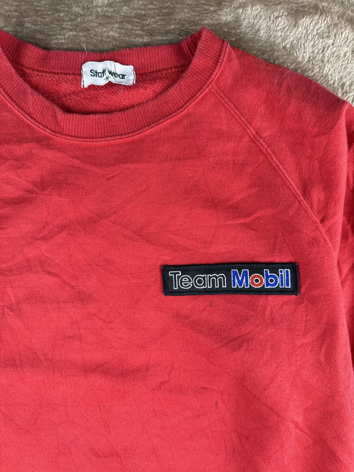 Vintage Vtg Team Mobil Racing Team Rally Moto Formula 1 Street Race Size US M / EU 48-50 / 2 - 2 Thumbnail