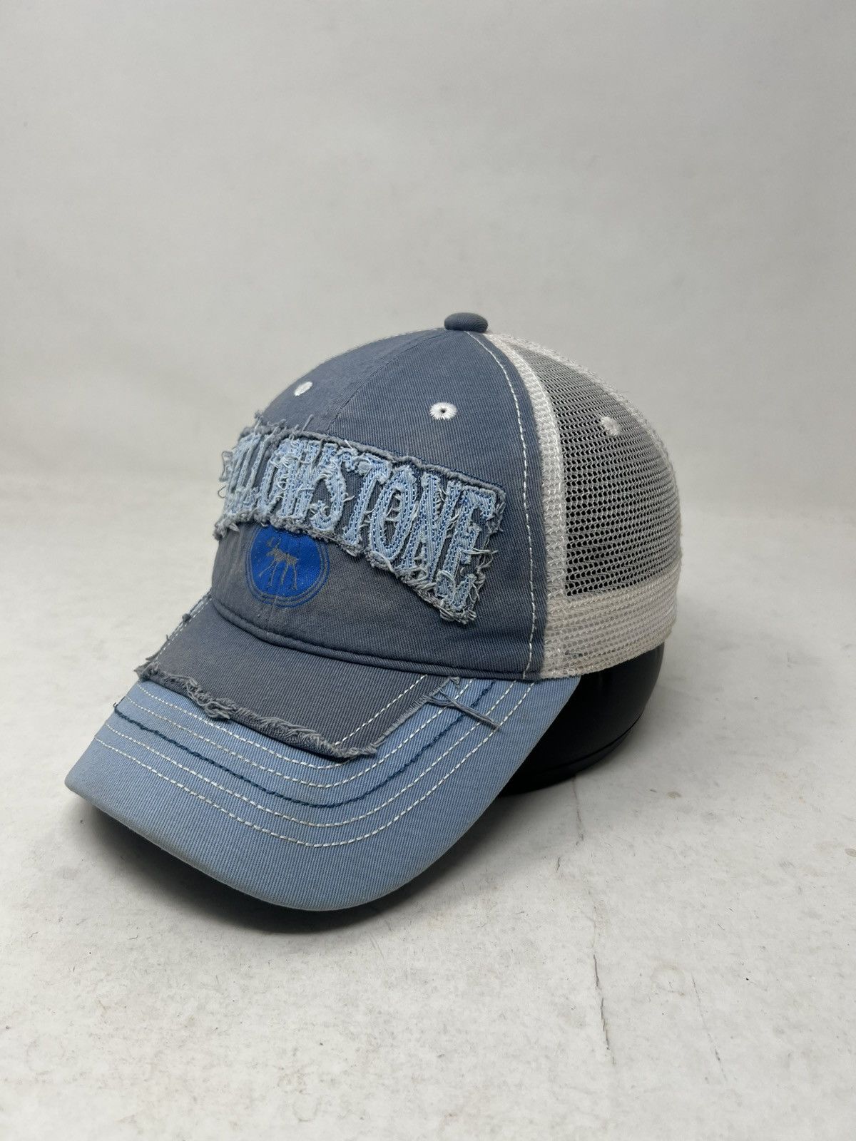 Japanese Brand Yellowstone Distressed Trucker Hat Size ONE SIZE - 2 Thumbnail