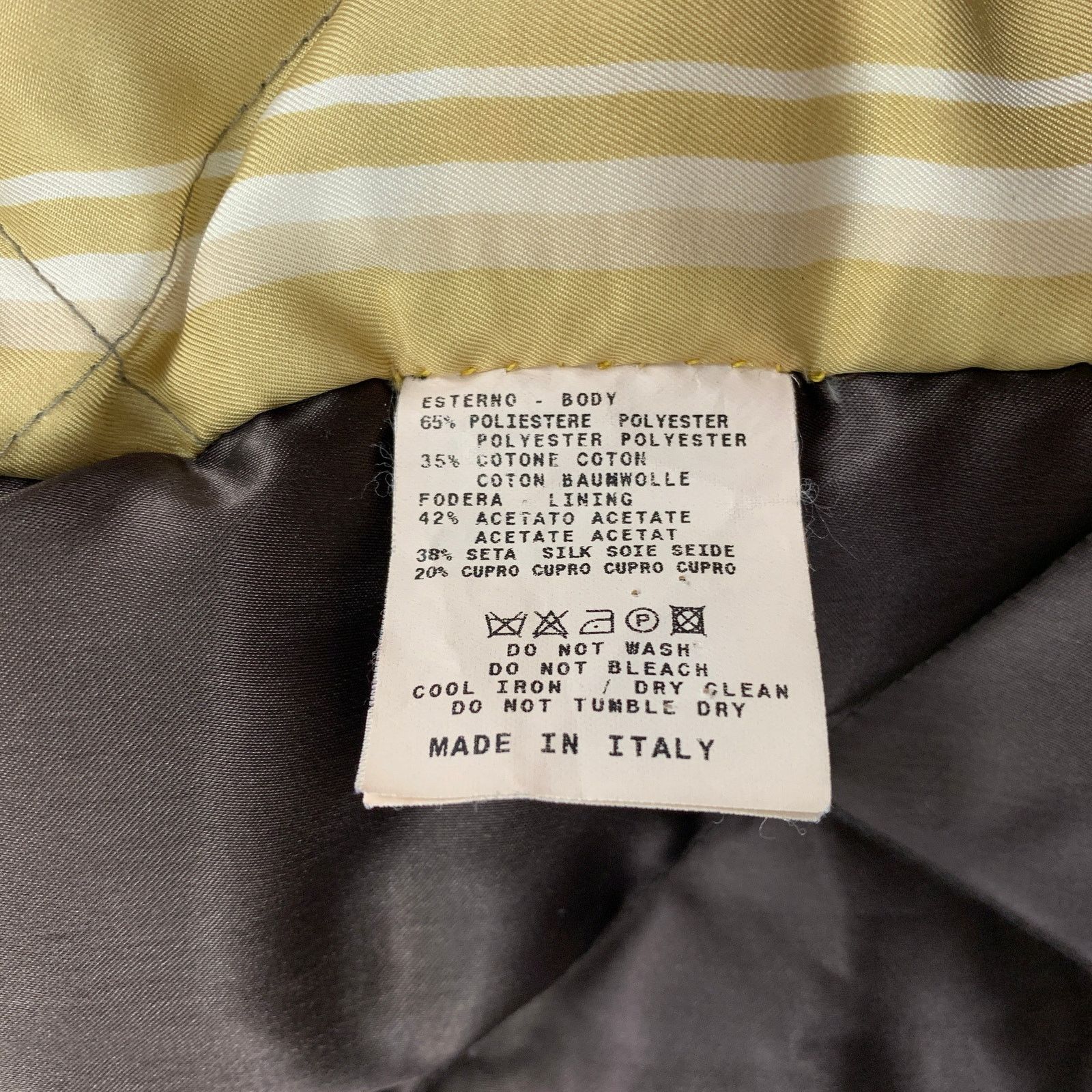 Etro ETRO Size XL Brown Polyester Cotton Hidden Placket Coat Size US XL / EU 56 / 4 - 4 Thumbnail