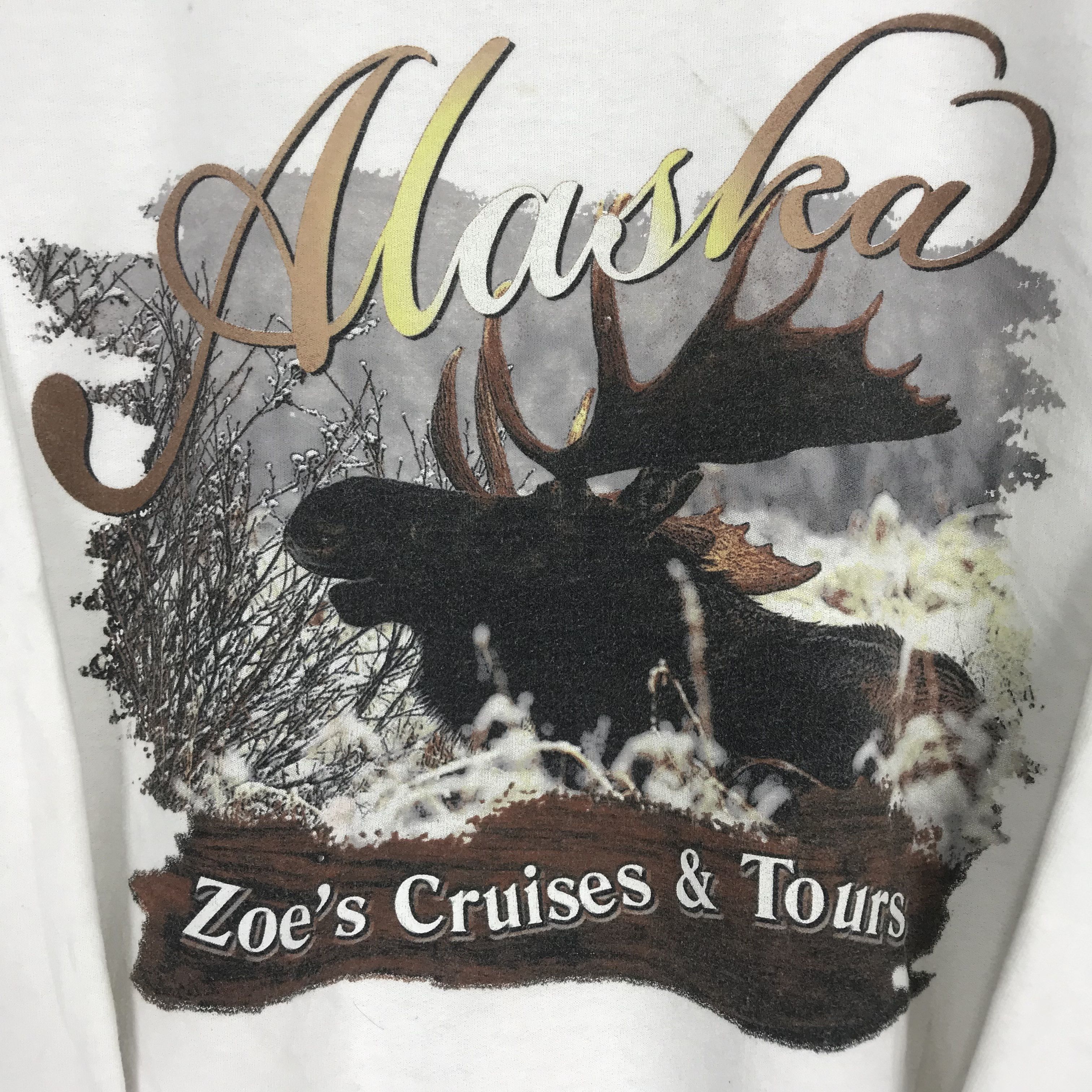 Hanes Vintage Alaska Sweatshirt - 39 Size US XL / EU 56 / 4 - 3 Thumbnail