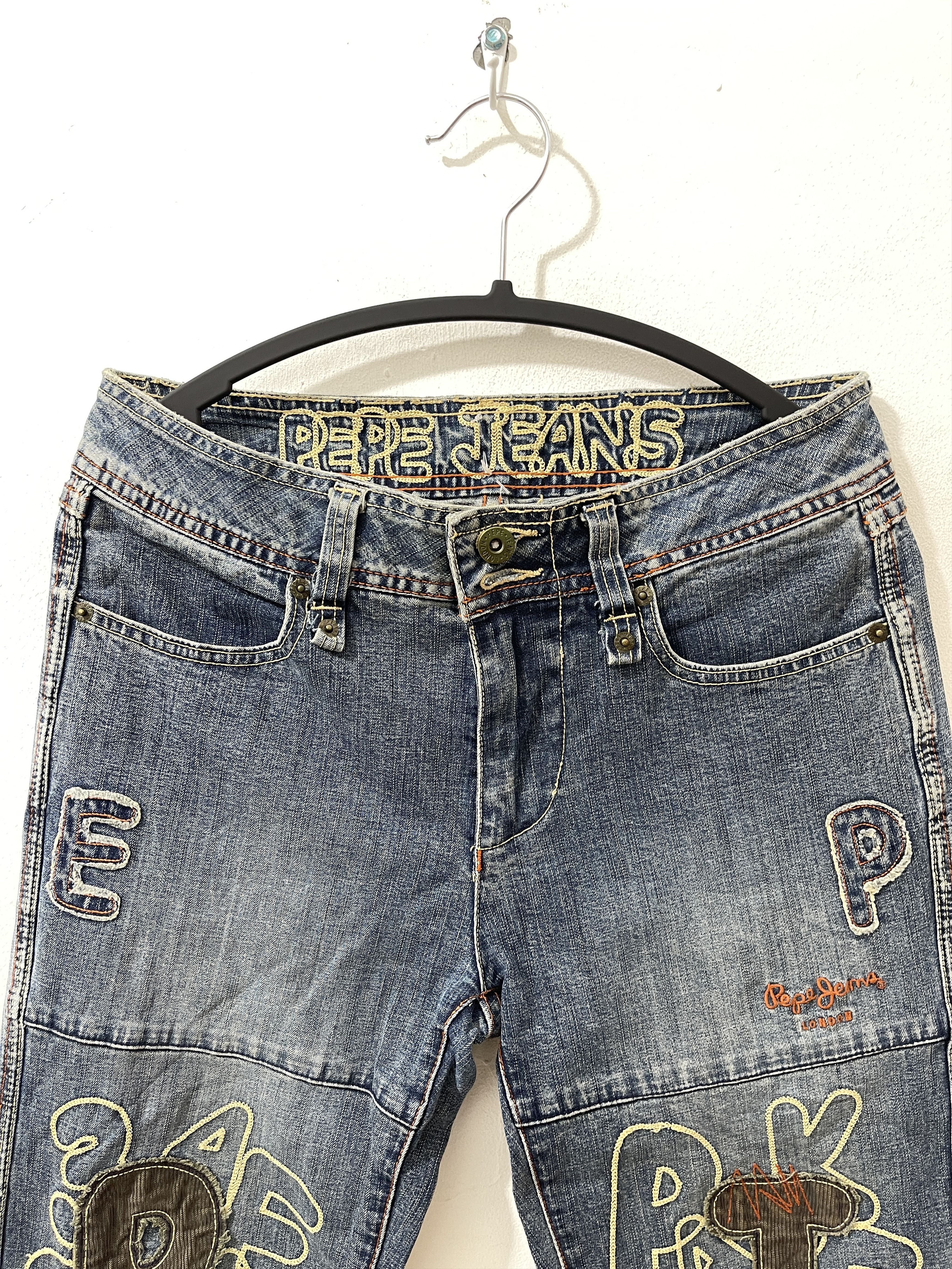 Pepe Jeans Pepe Jeans Archive Y2k Crazy Patchwork Pants Size US 29 - 4 Thumbnail