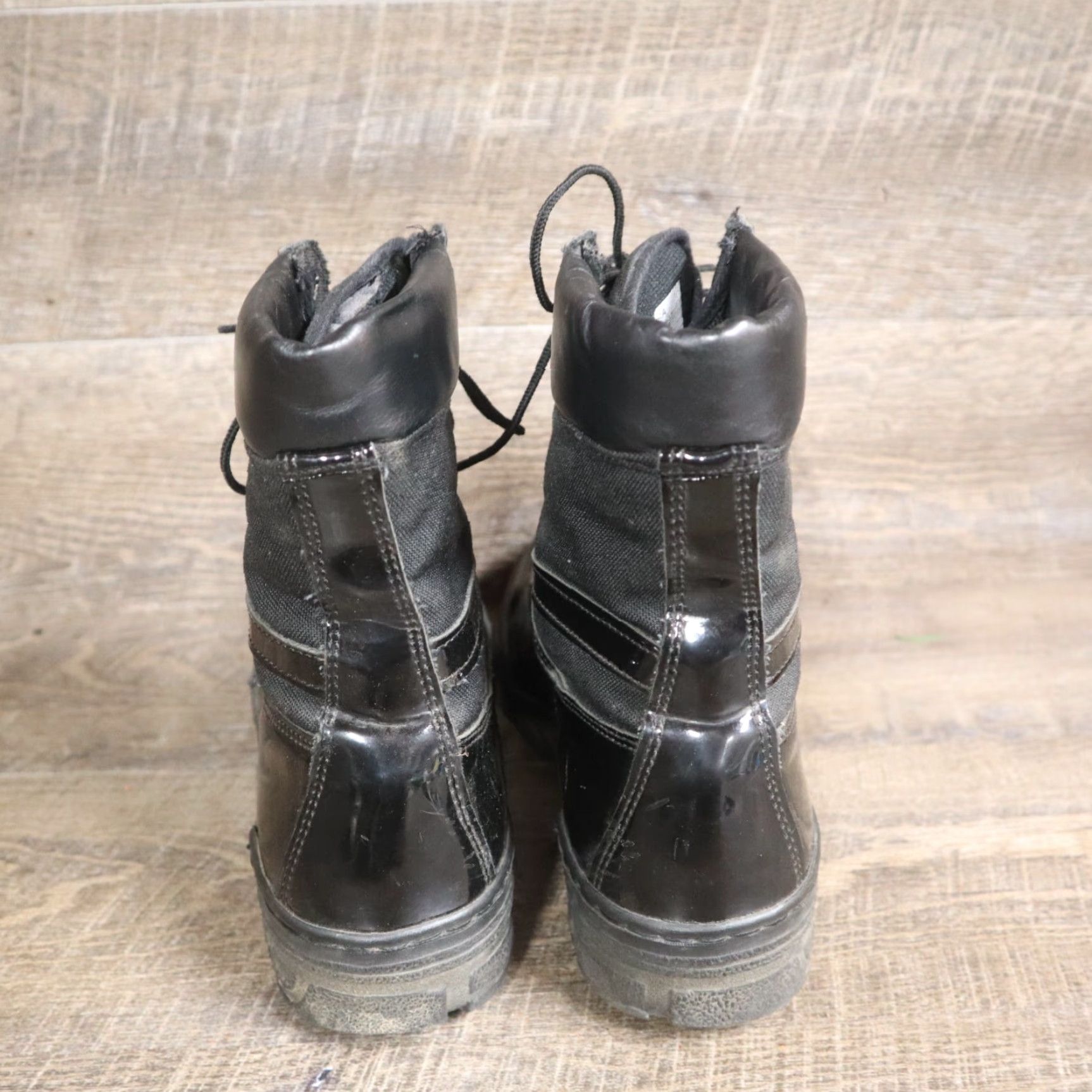 Thorogood Thorogood Boots 8" Police Security Work Boot Men's 11 Black Cordura Rubber ASTM Safety Vibram Enforcer Shank Lace Up Boots Size US 11 / EU 44 - 5 Thumbnail