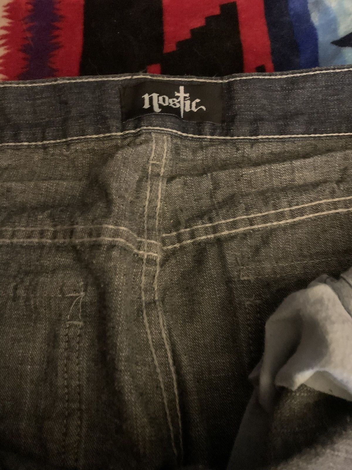 Vintage Nostic distressed y2k denim jeans Size US 38 / EU 54 - 5 Thumbnail