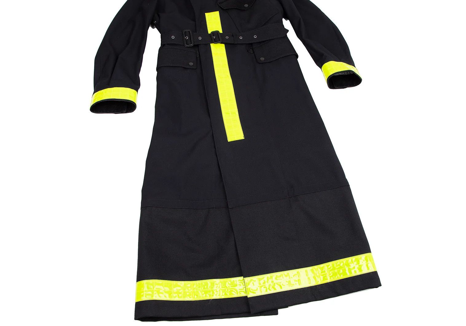 Junya Watanabe Reflective Decor Wool Coat in Navy Yellow, Size S Size US S / EU 44-46 / 1 - 8 Thumbnail