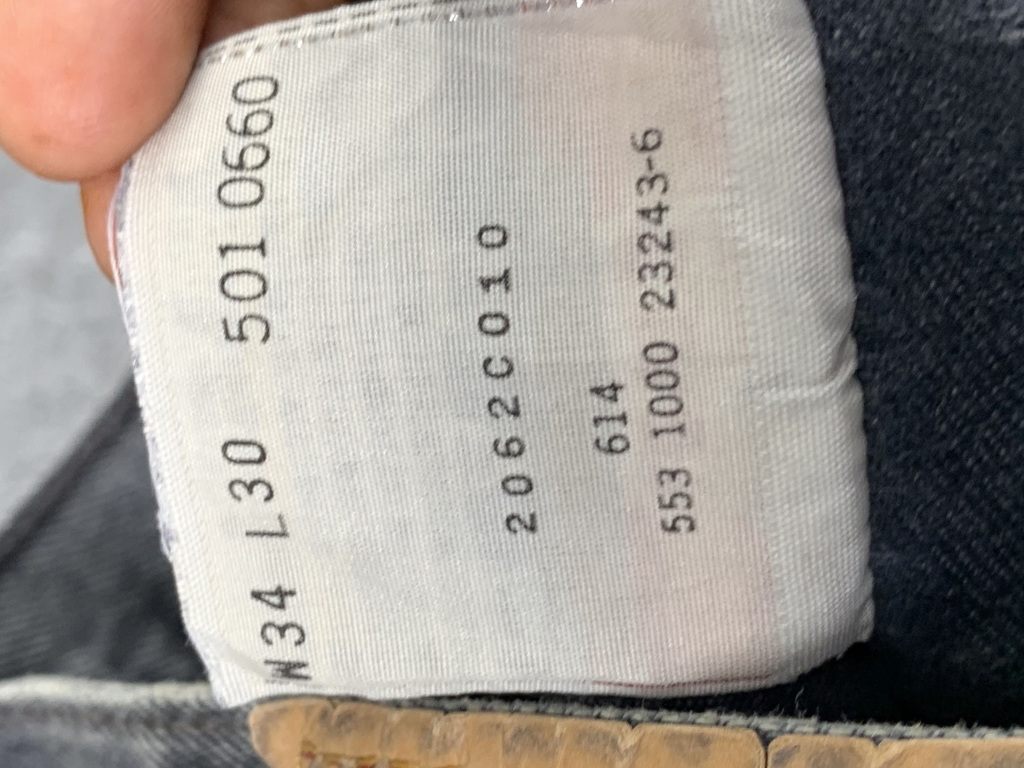 Levi's Vintage Levis 501 Faded Black Jeans DP1961 Size US 32 / EU 48 - 7 Thumbnail