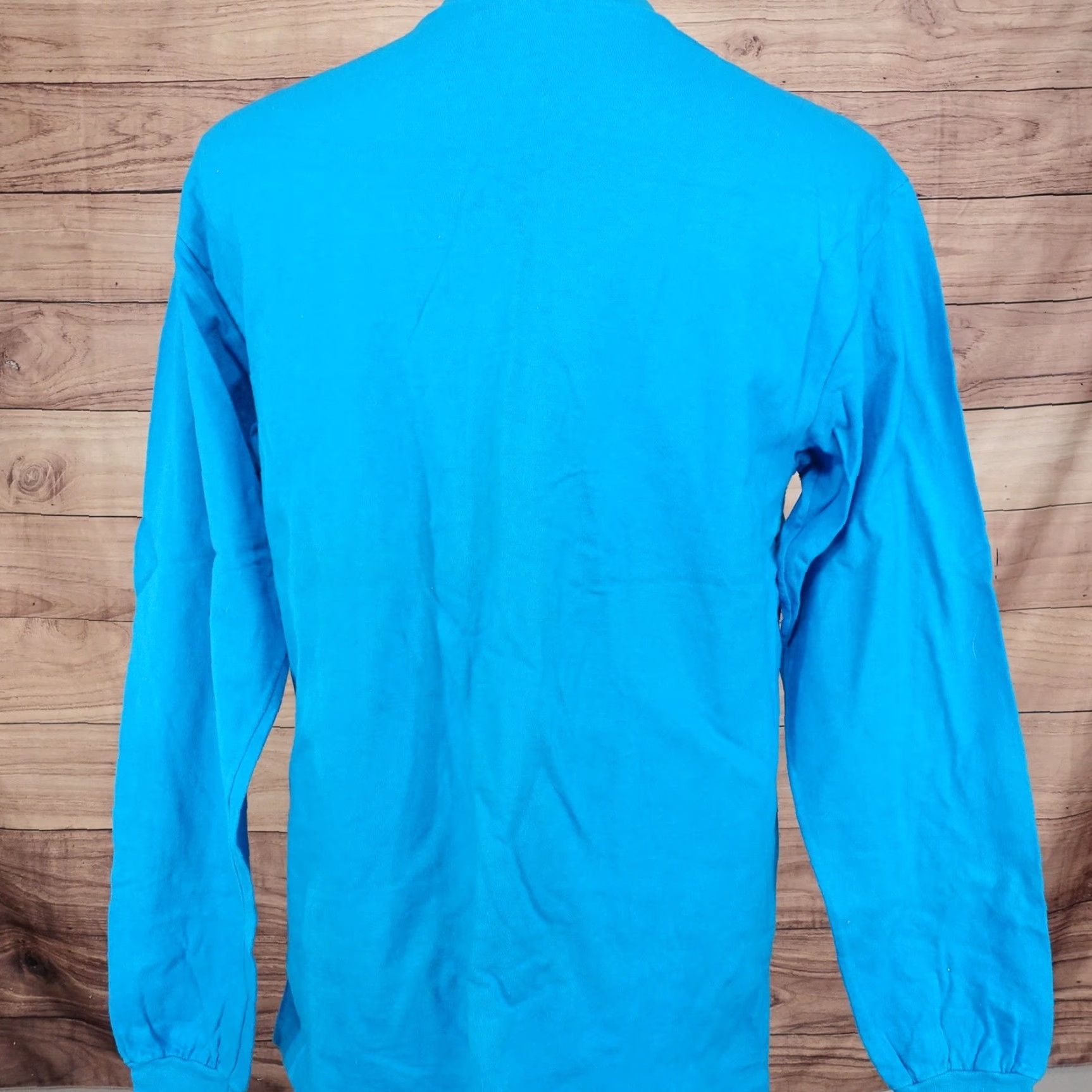 Hanes VINTAGE Hanes Beefy-T Shirt Men Large Blue 90s Long Sleeve Cotton Made in USA Size US L / EU 52-54 / 3 - 5 Thumbnail
