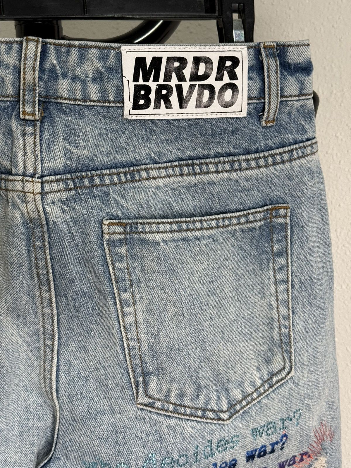 Who Decides War Who Decides War ROYGBIV Scripture Jeans Size US 30 / EU 46 - 7 Thumbnail