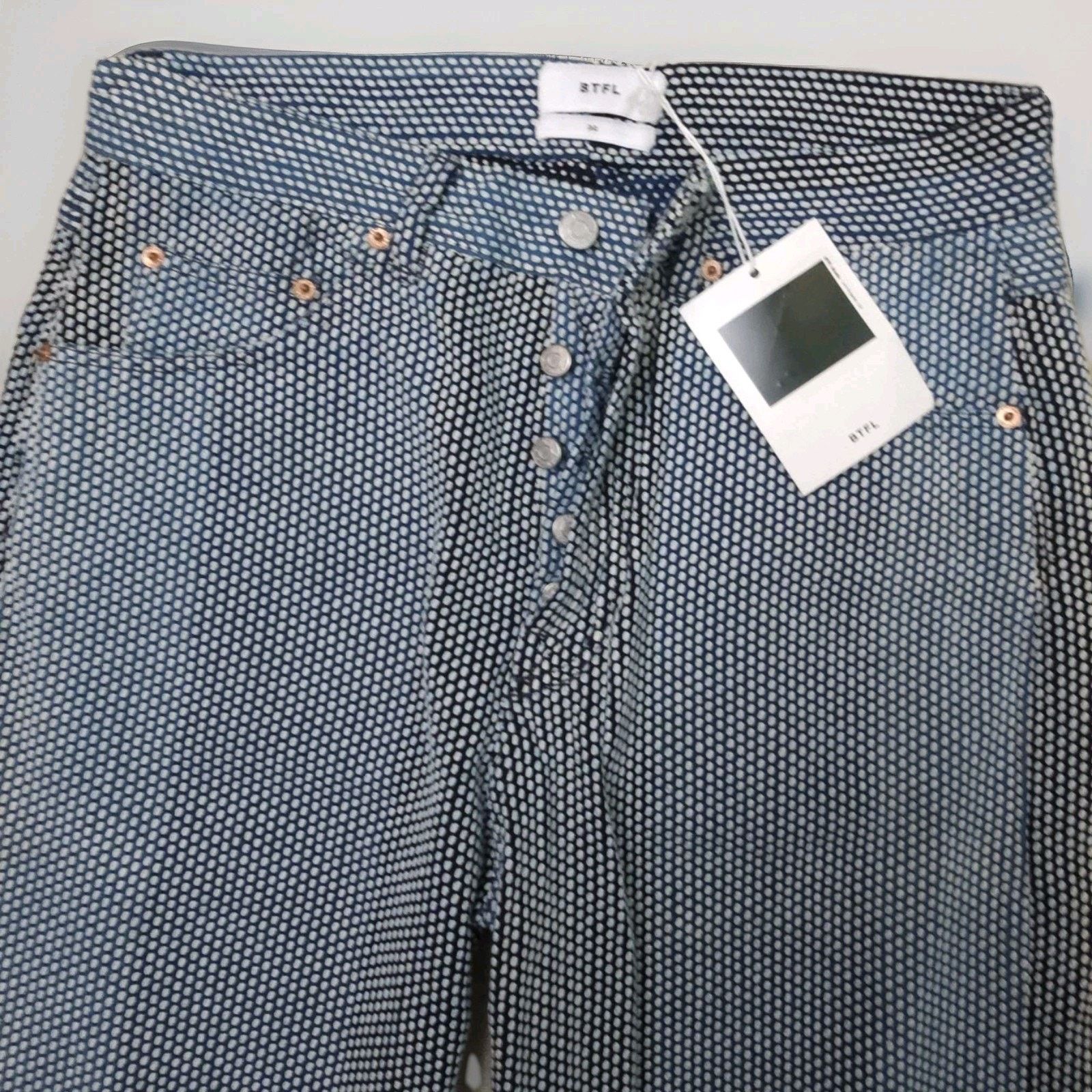 BTFL BTFL Men's Straight Leg Jean-Indigo Sashiko Size 32 Size US 32 / EU 48 - 6 Thumbnail