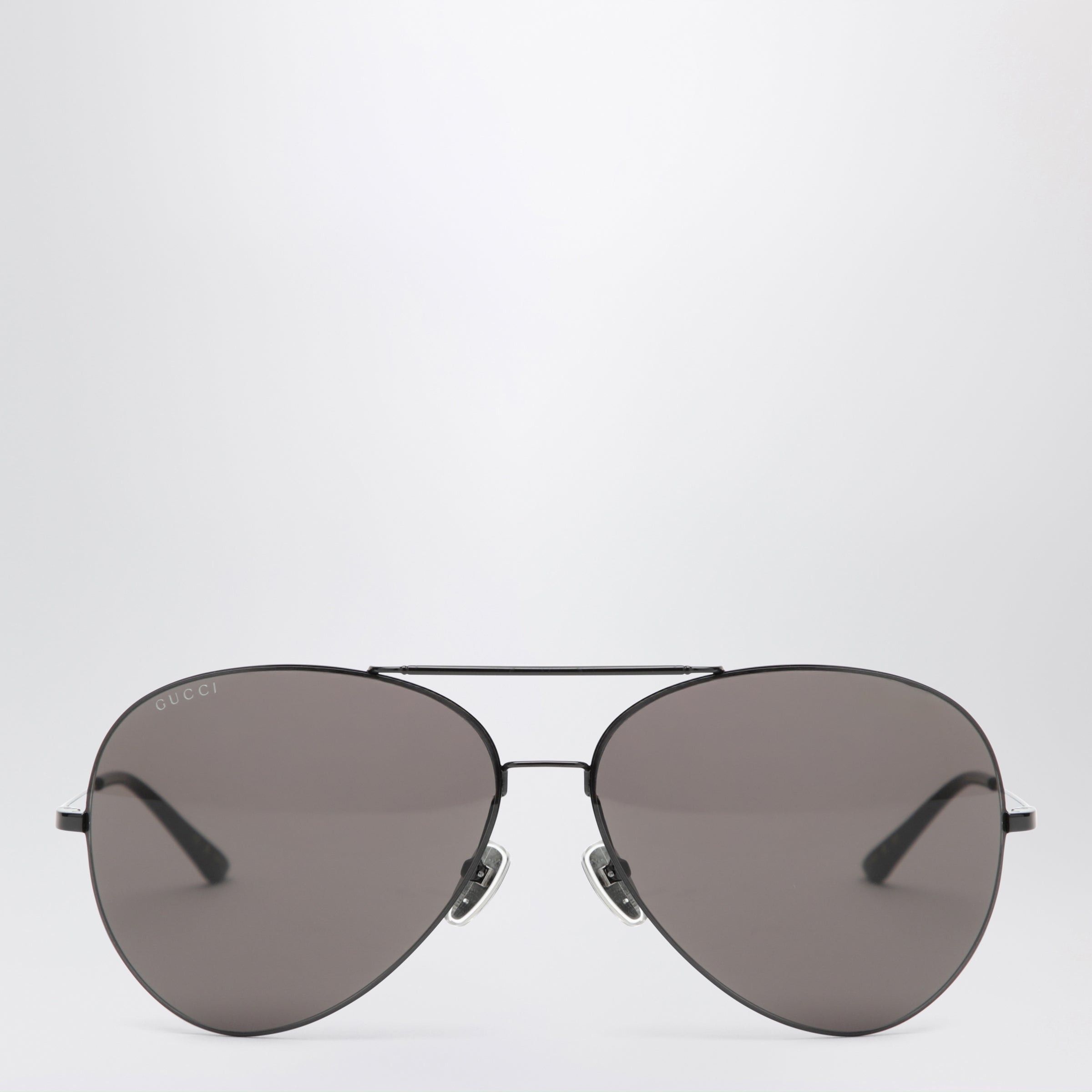 Gucci Gucci Black Pilot Sunglasses Size ONE SIZE - 1 Thumbnail