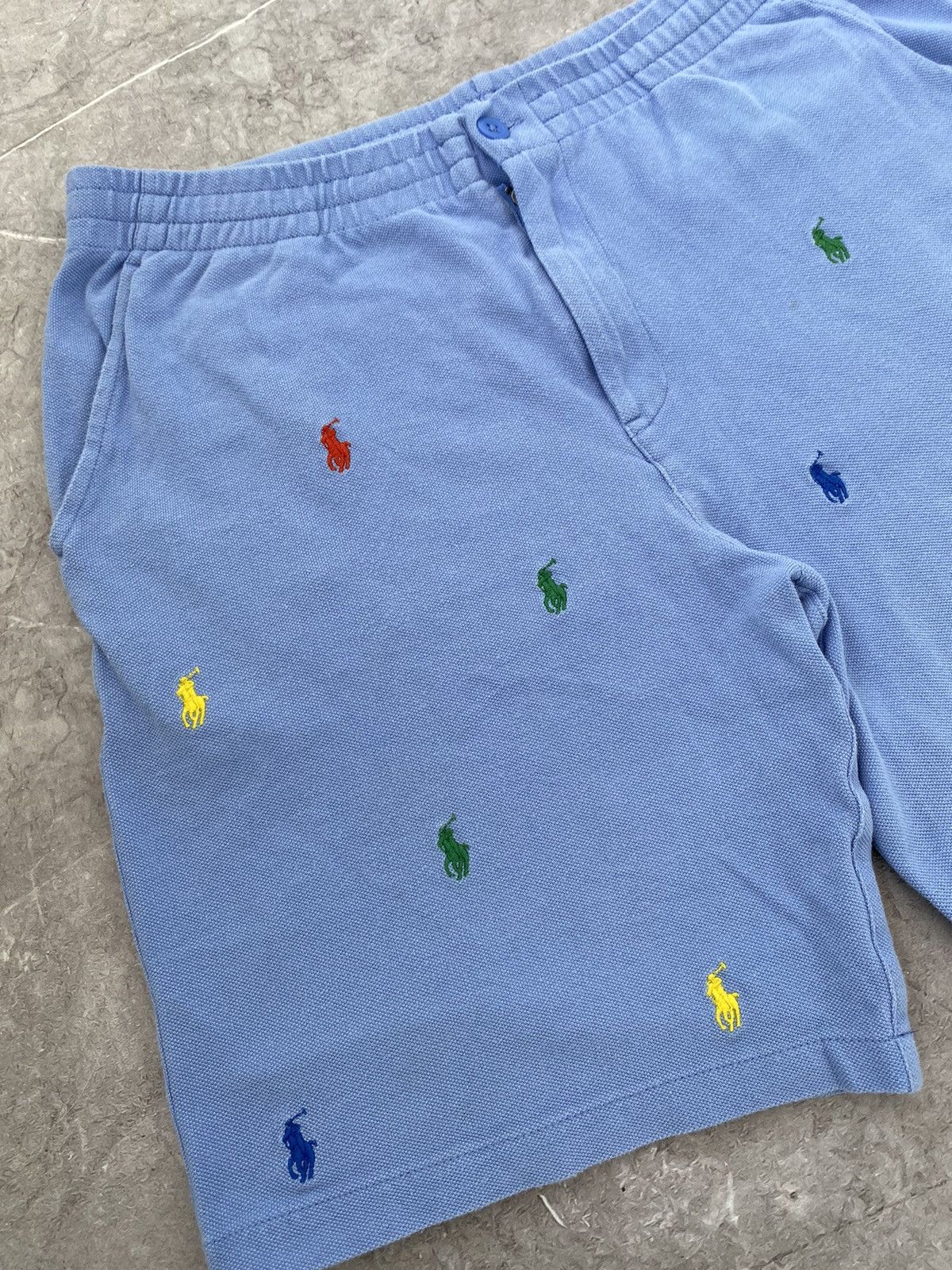 Polo Ralph Lauren Rare Polo Ralph Lauren Shorts All Over Print Multi Pony Y2K Size US 30 / EU 46 - 3 Thumbnail