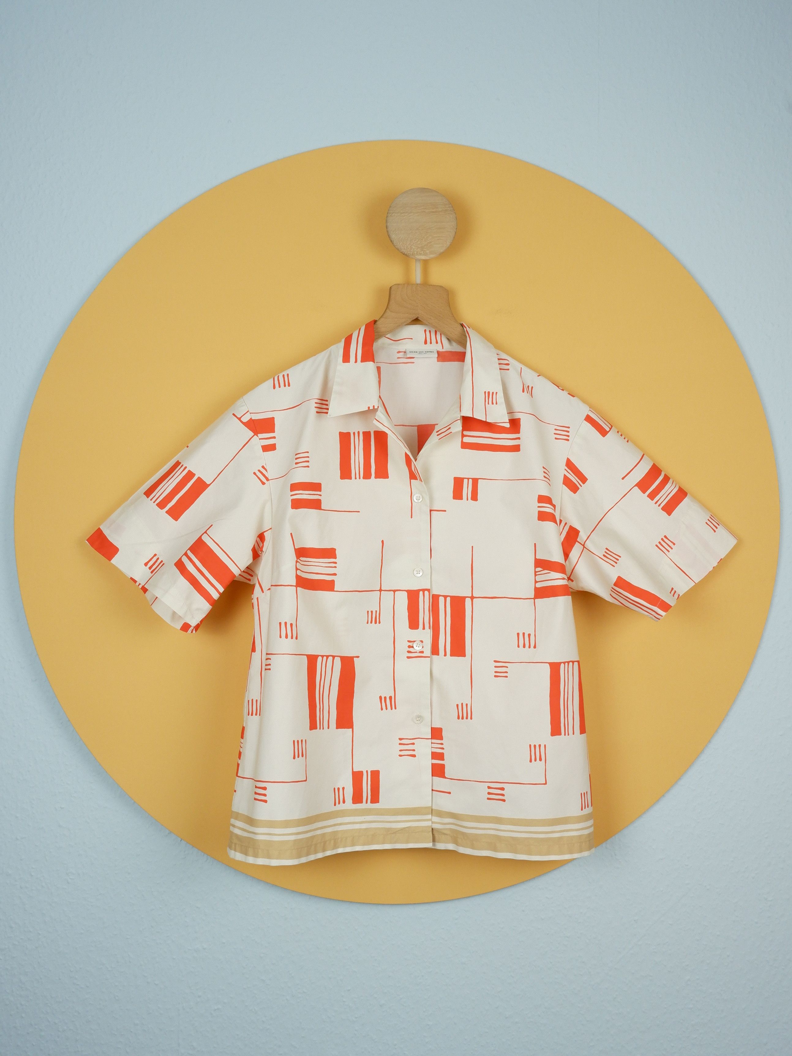 Dries Van Noten Last drop! Dries van Noten boxy printed shirt SS18 Size M / US 6-8 / IT 42-44 - 1 Thumbnail