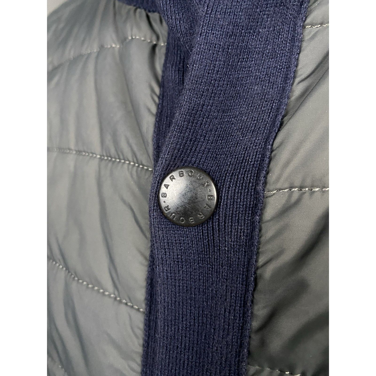 Barbour Barbour Men's Gray Blue Quilted Vest Gilet Size 2XL Size US XXL / EU 58 / 5 - 8 Thumbnail