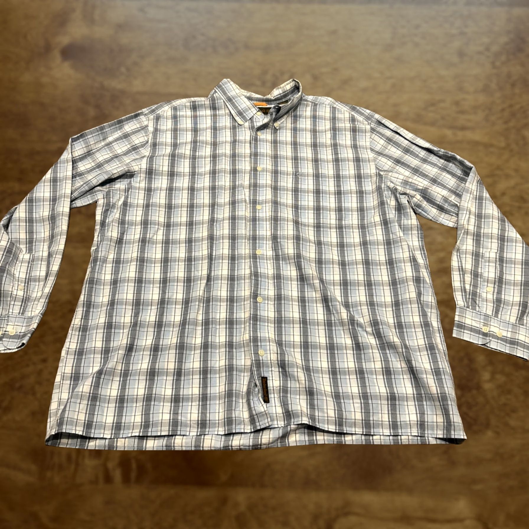 Timberland VINTAGE Timberland Shirt Button-Up Plaid Blue 2XL Men's Long Sleeve Cotton Relaxed Casual Grunge Outdoor 90s Boys? Size US XXL / EU 58 / 5 - 1 Thumbnail
