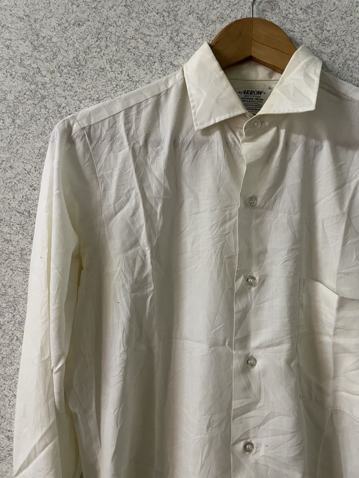 Arrow × Vintage True Vintage Shirt Mens 50s Sanforized Workshir Size US L / EU 52-54 / 3 - 2 Thumbnail