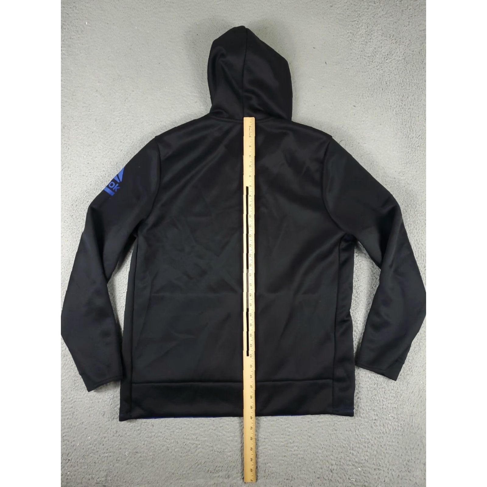Reebok Reebok Men's XL Hoodie Pullover Sweater Black Blue Casual Sports Logo All Seasons Size US XL / EU 56 / 4 - 5 Thumbnail