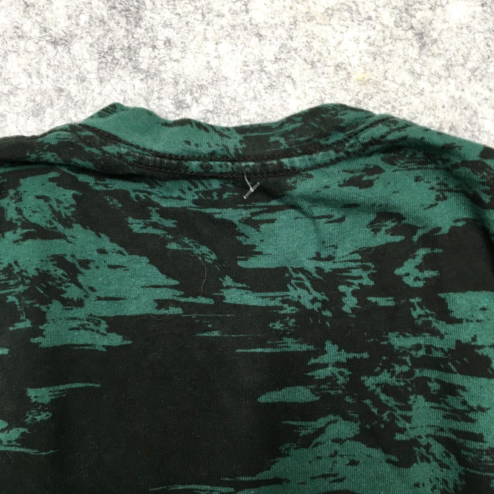 Topo Designs Topo Designs Shirt Mens XL Green Black Abstract Camo Long Sleeve Organic Cotton Size US XL / EU 56 / 4 - 7 Thumbnail