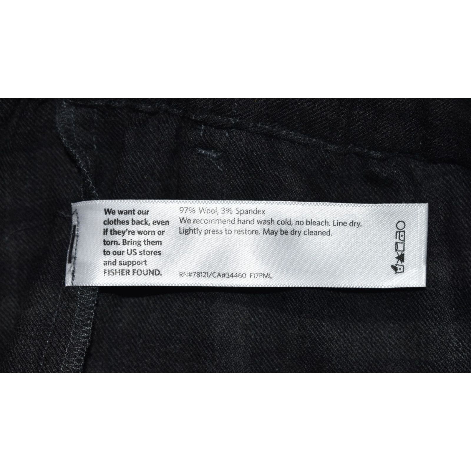 Eileen Fisher EILEEN FISHER Plaid Wool Flannel Elastic Waist Pants Sz XXS Size 28" / US 6 / IT 42 - 6 Thumbnail