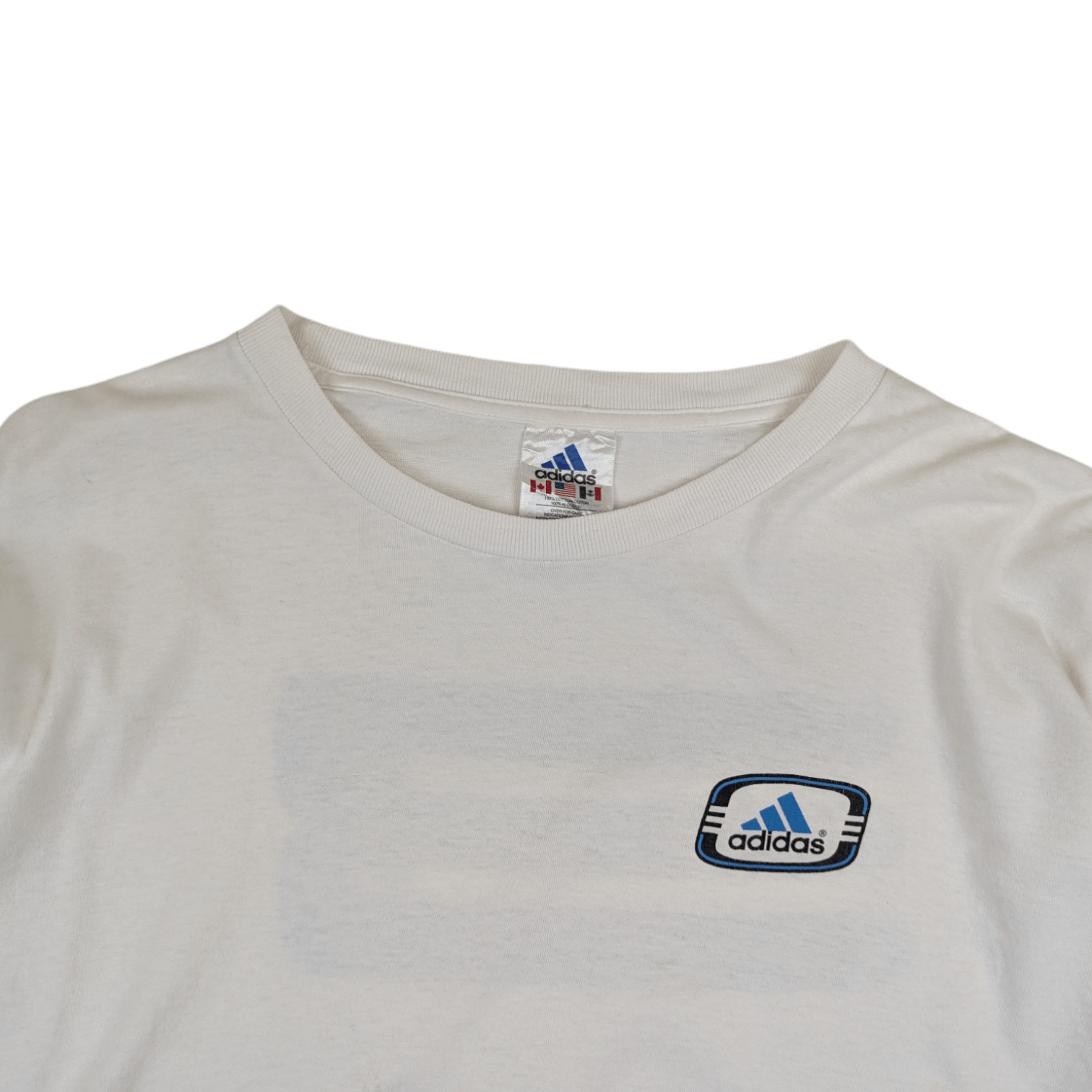 Adidas Vintage 2000's ADIDAS 3 Striped Long Sleeve T-Shirt Size US L / EU 52-54 / 3 - 4 Thumbnail