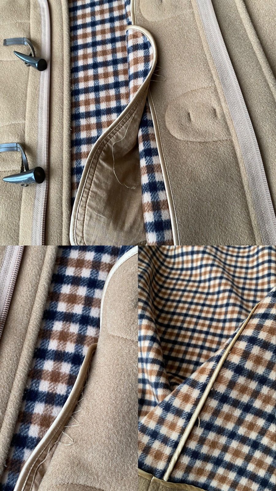 Aquascutum Vintage Aquascutum Duffle Wool Coat Asian Fit Size US XL / EU 56 / 4 - 19 Thumbnail
