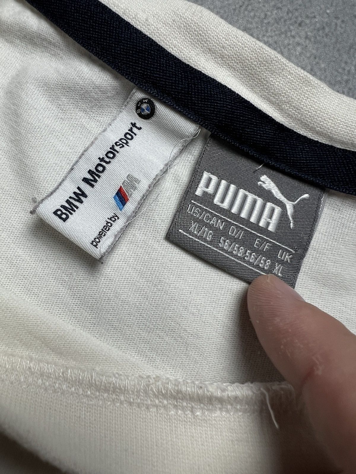 BMW × Puma Rare BMW Motorsport X Puma Pocket White Tshirt Size US XL / EU 56 / 4 - 10 Thumbnail
