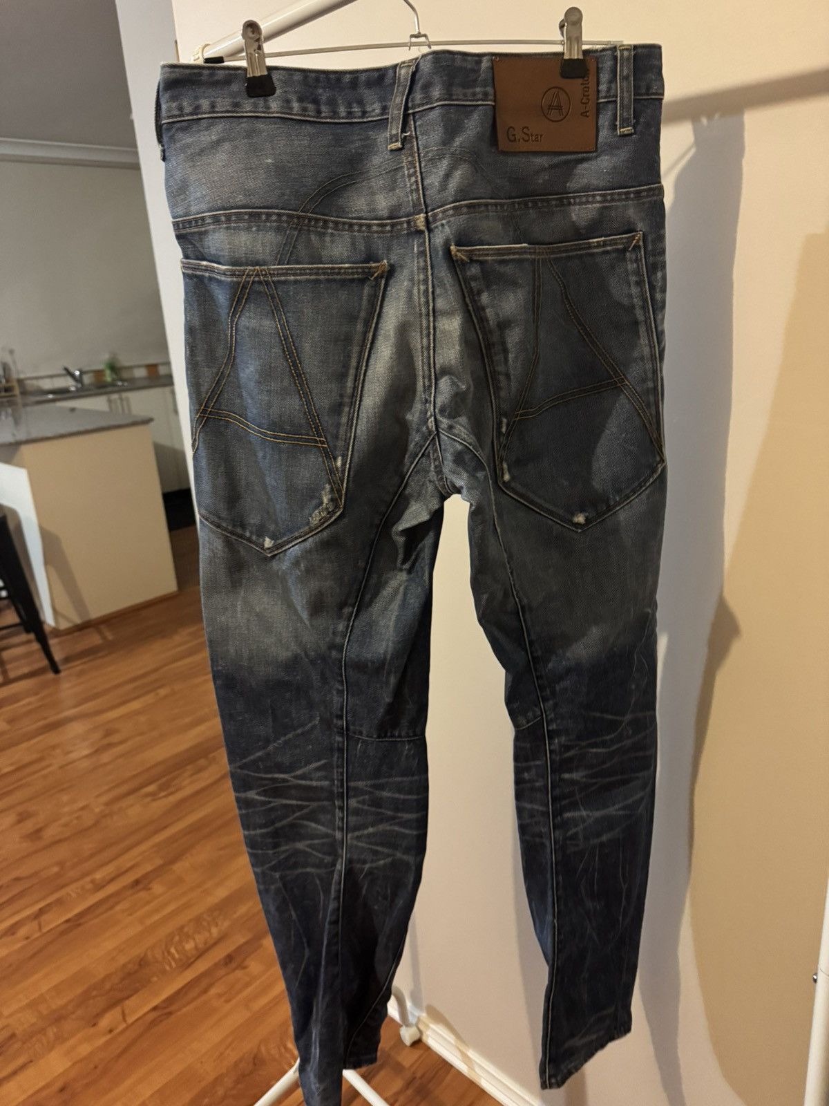 G-Star G-star a-crotch denim jeans size 32x34 Size US 34 / EU 50 - 2 Thumbnail