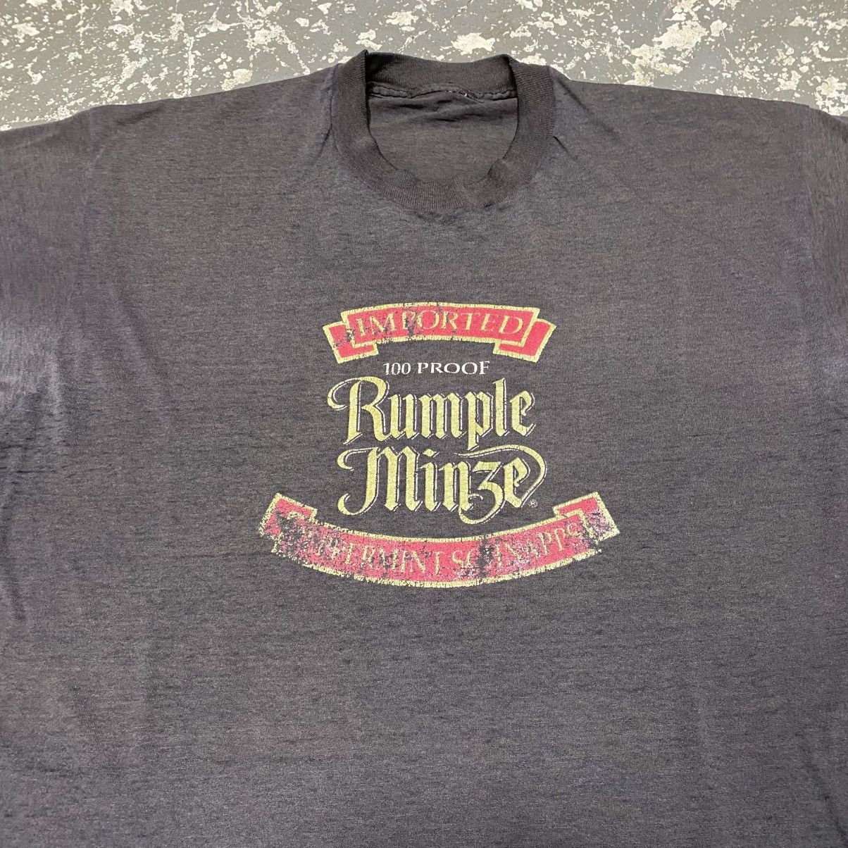 Japanese Brand × Vintage Vintage Imported 100 Proof Rumple Min3e Faded Thin 80s Tee Size US M / EU 48-50 / 2 - 8 Thumbnail