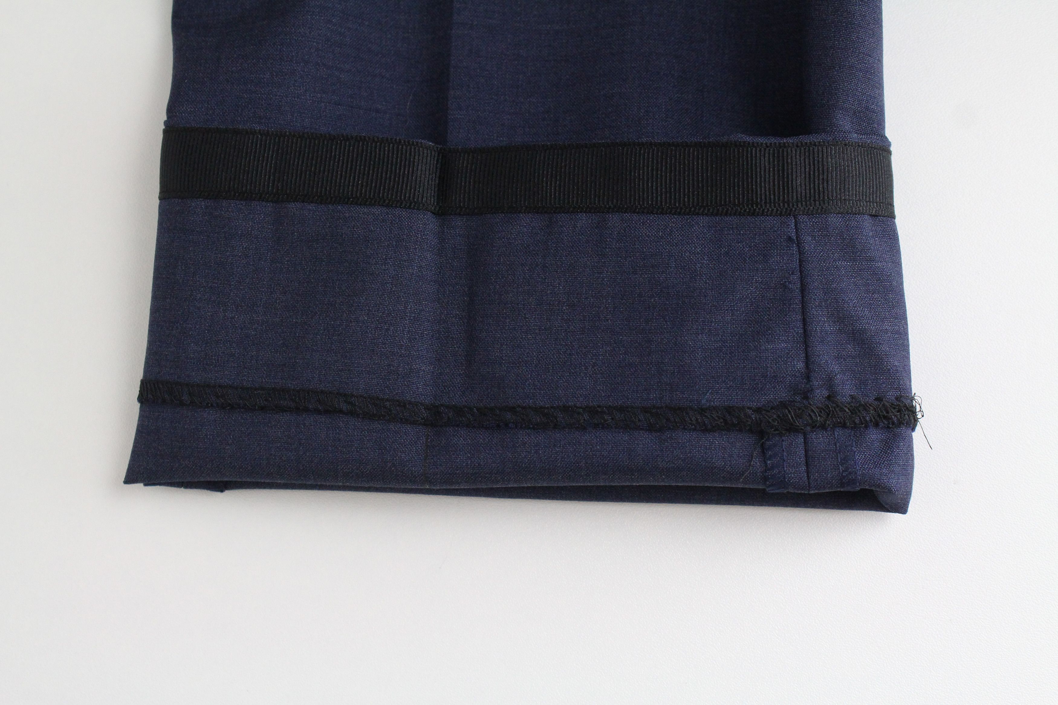 Suitsupply UK38R Blue Slim Pleated Wool Trousers 61593 Size US 38 / EU 54 - 8 Thumbnail