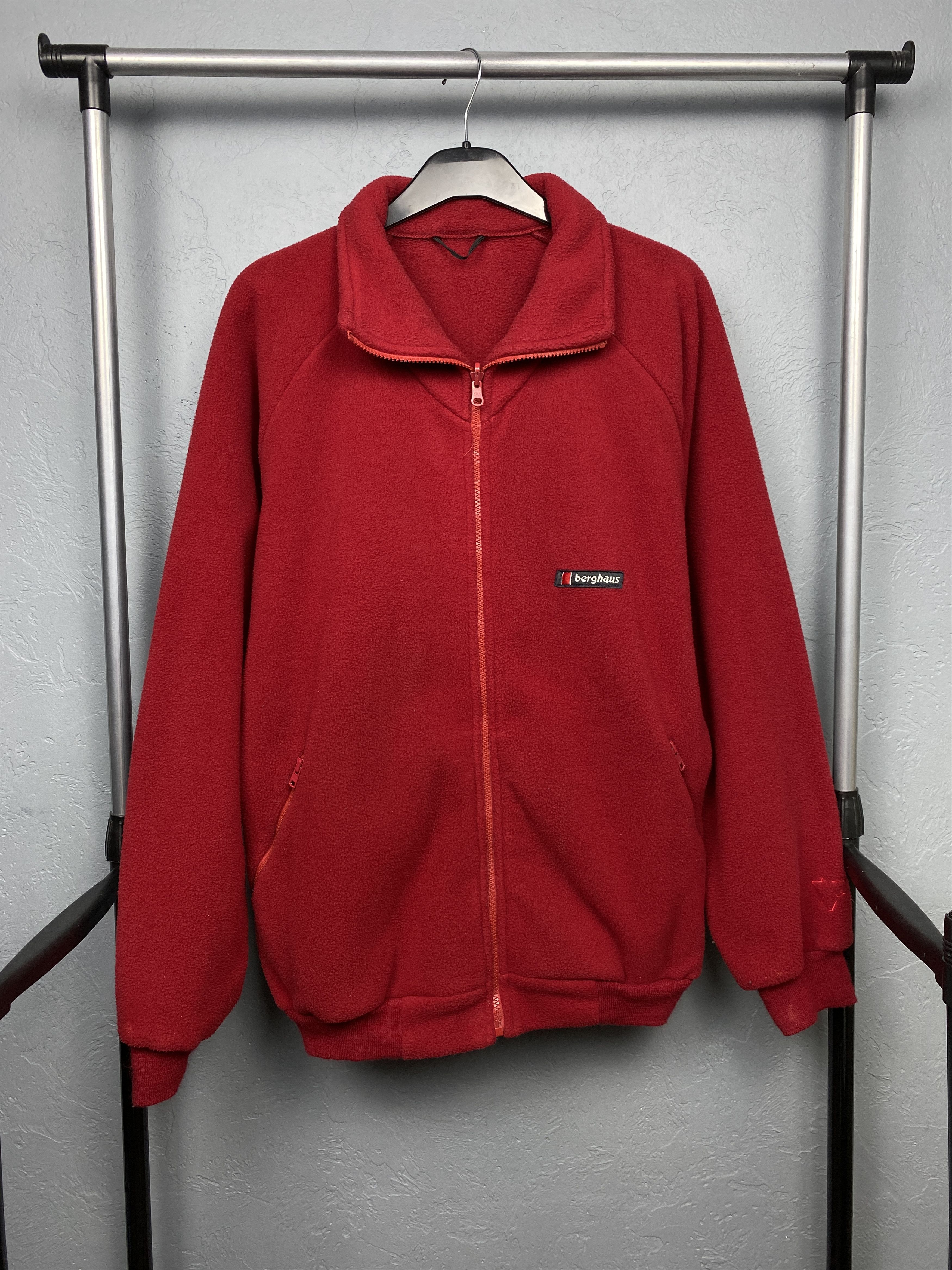 Berghaus × Vintage Berghaus 90s Vintage Mens Fleece Jacket Size US XL / EU 56 / 4 - 1 Thumbnail
