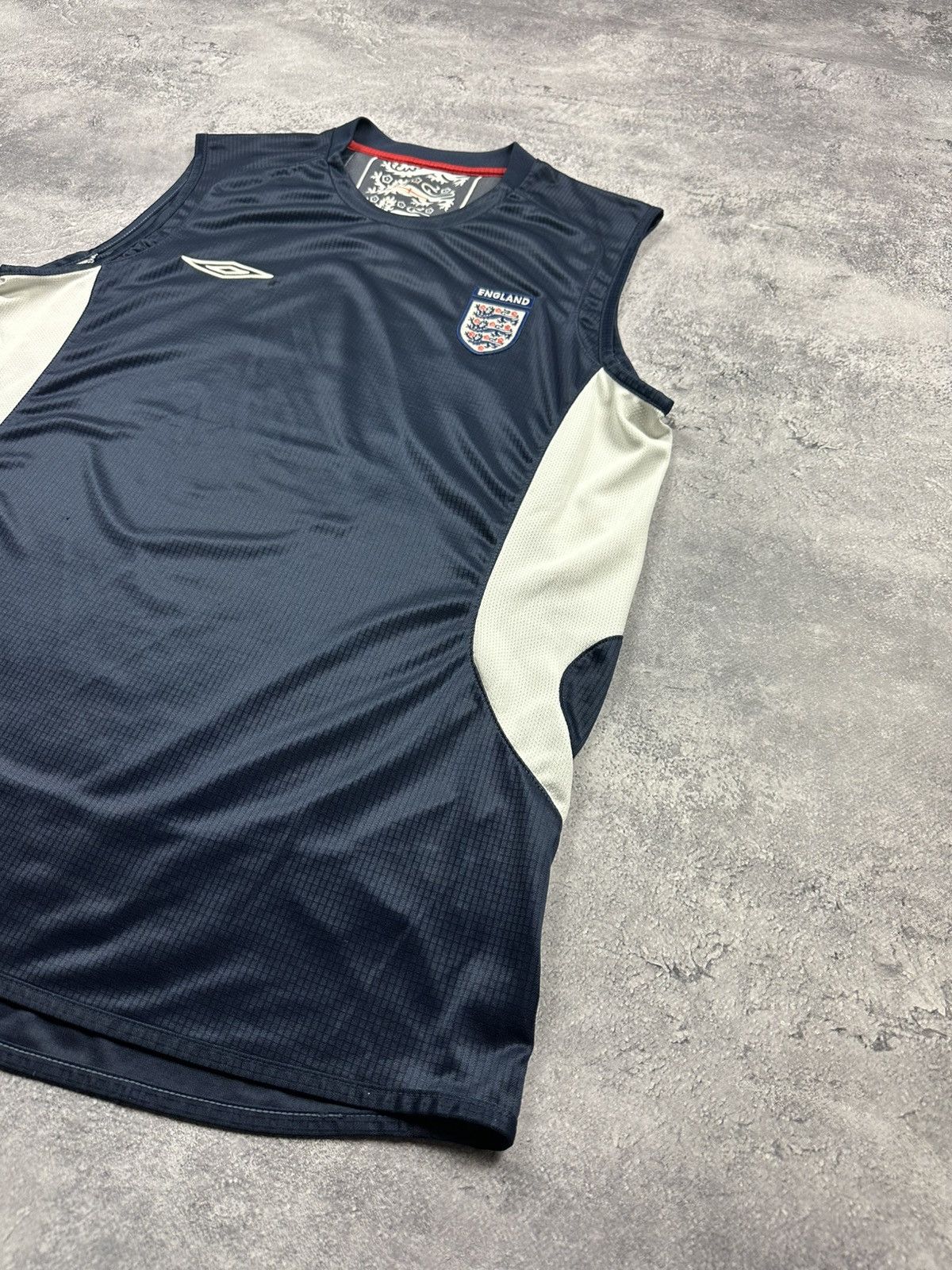 Umbro Vintage Y2K Umbro England Tank Top Soccer Jersey Mesh Size US XL / EU 56 / 4 - 3 Thumbnail