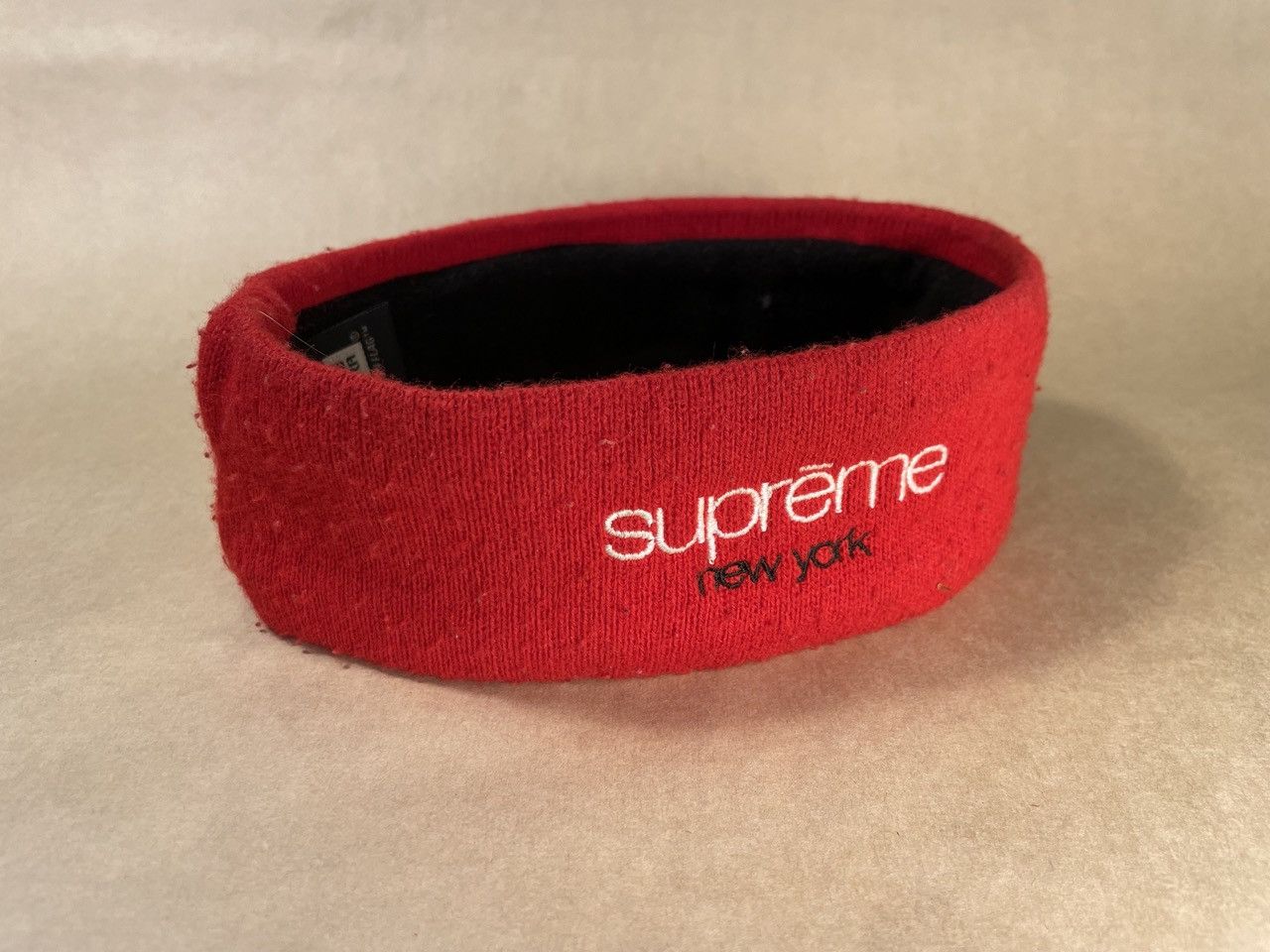New Era × Supreme FW15 Classic Logo Headband Size ONE SIZE - 2 Thumbnail