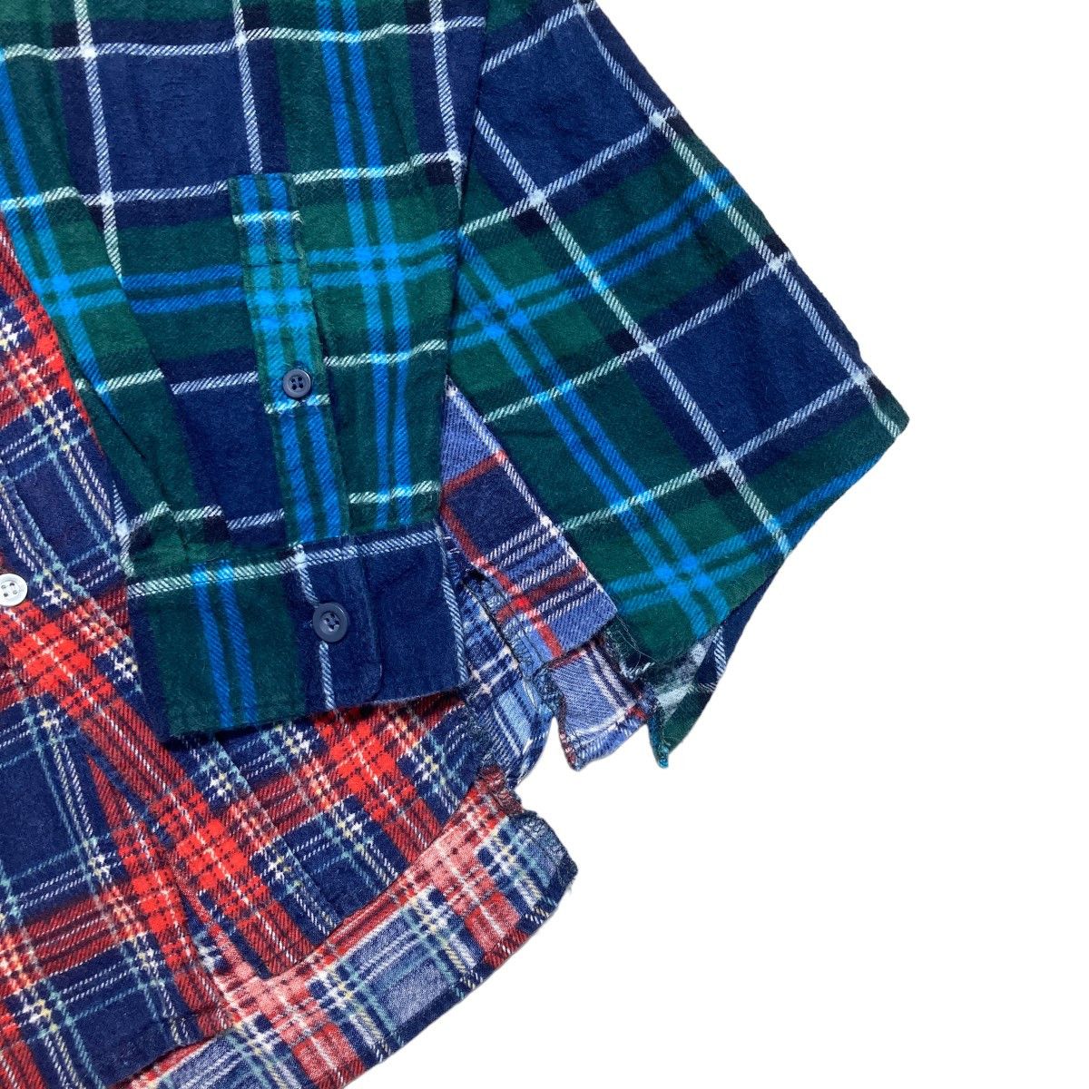 Needles Shirt Checkered Switching Remake Multicolor Size US M / EU 48-50 / 2 - 4 Thumbnail